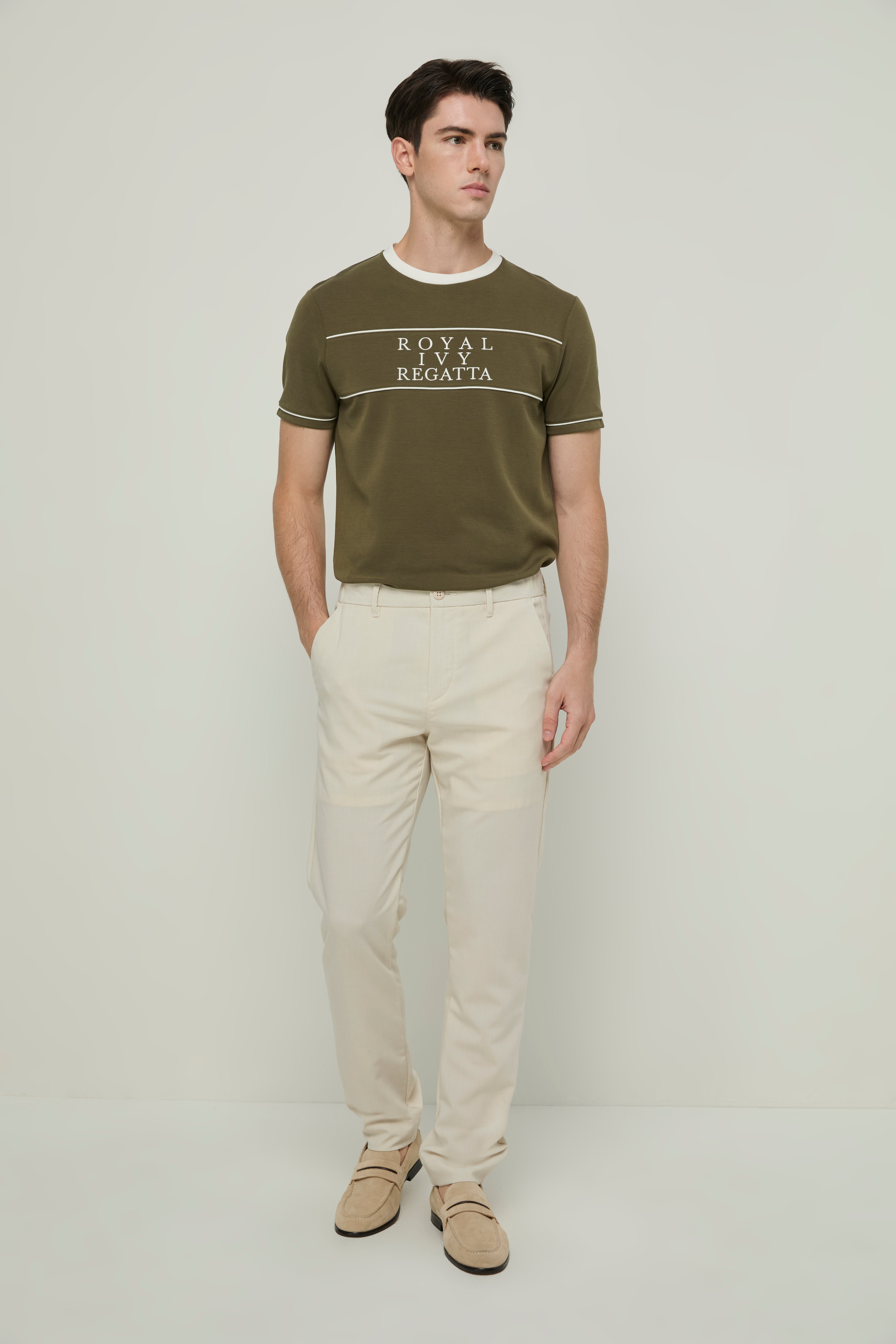 REGATTA PIPING EMBROIDERY TEE