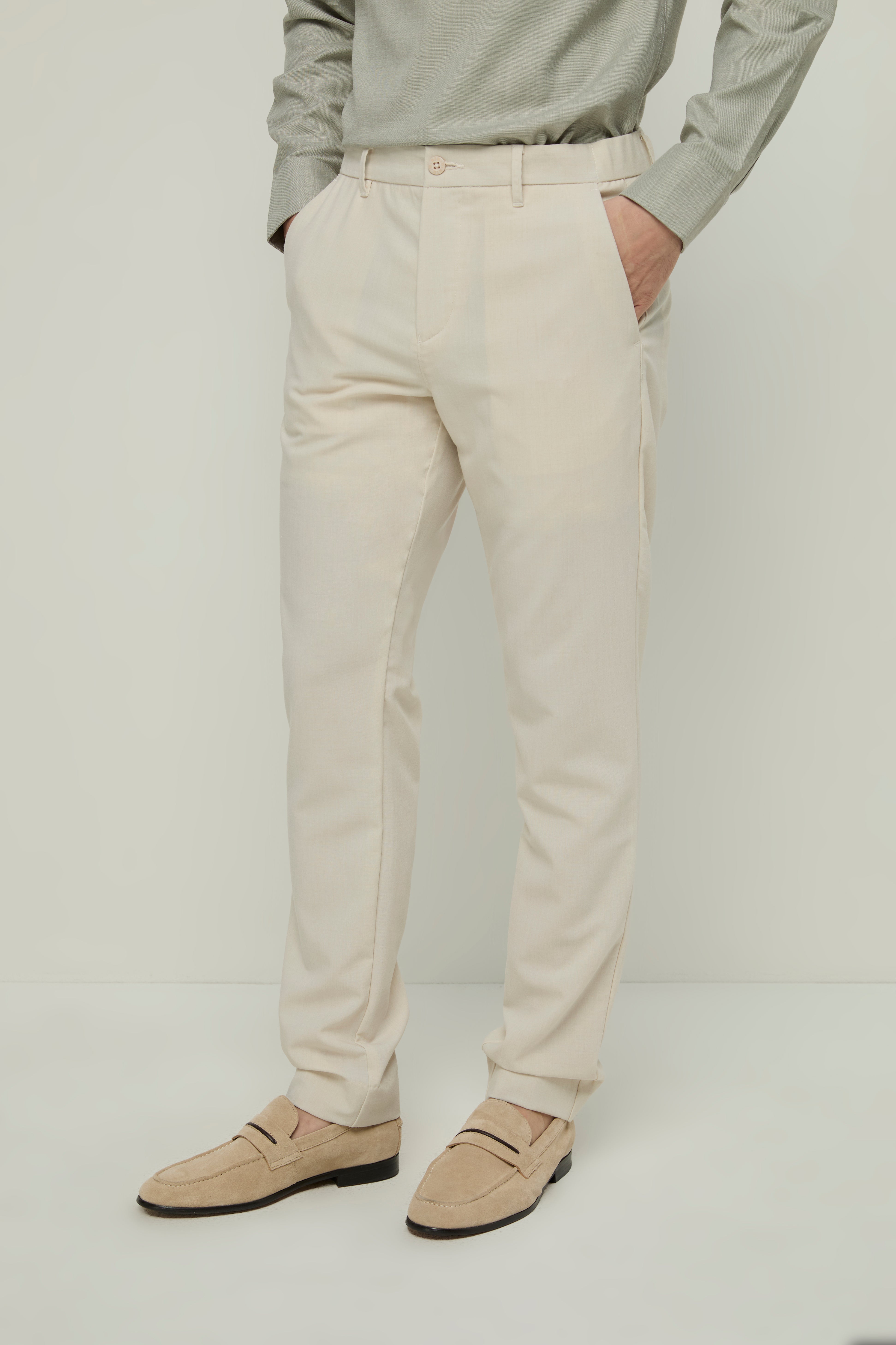 STRAIGHT CUT TROUSERS