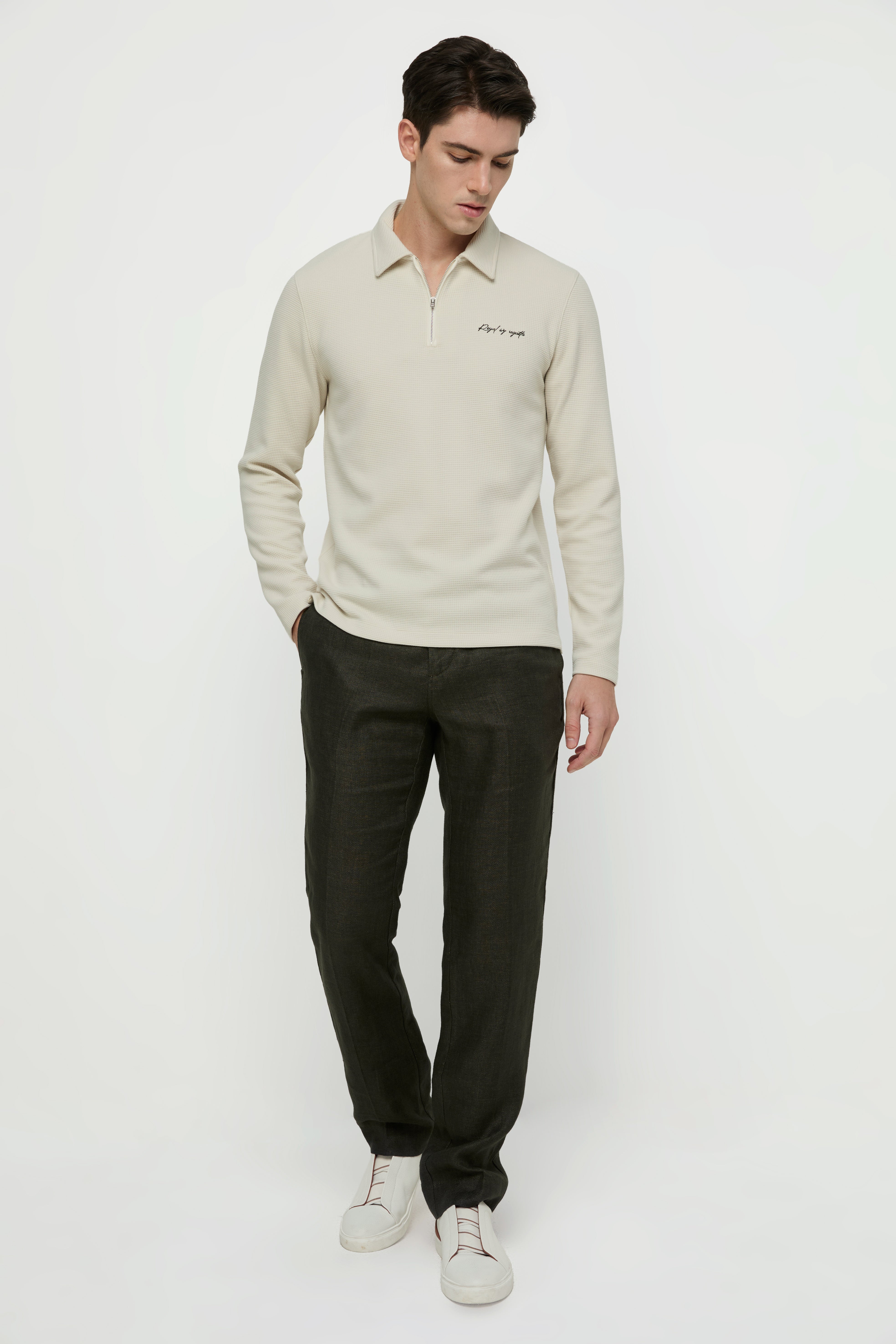 CASUAL LINEN TROUSERS