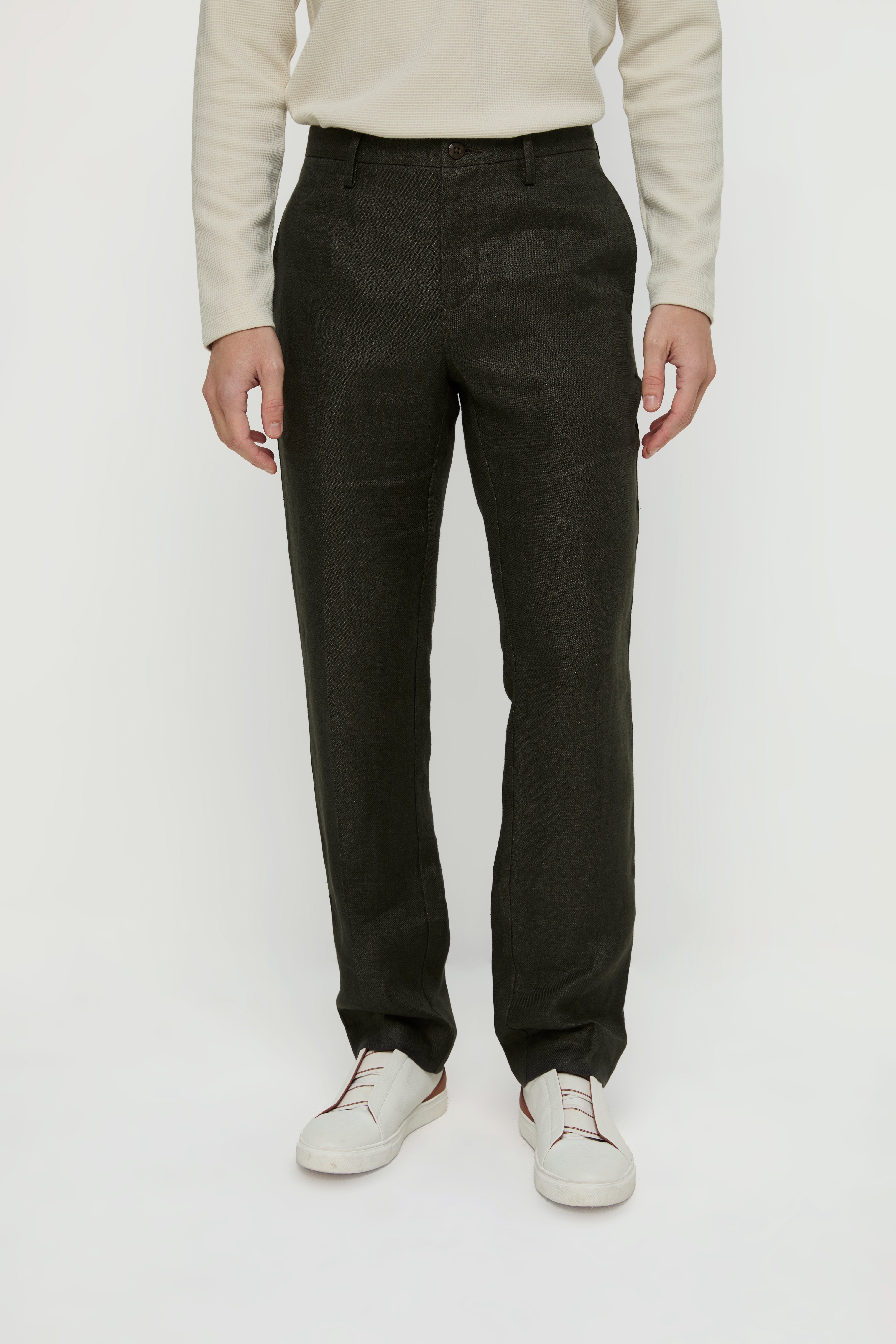 CASUAL LINEN TROUSERS