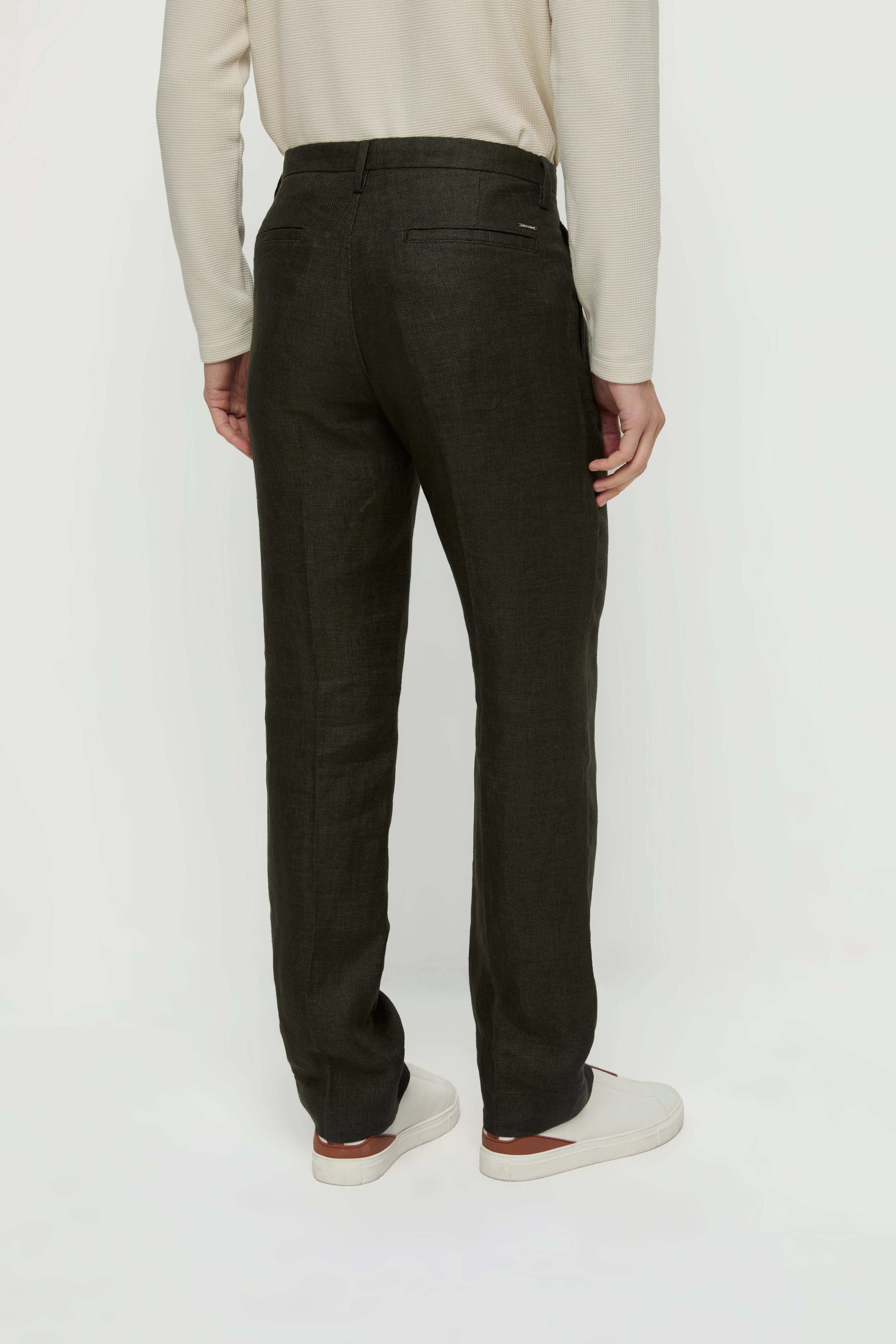 CASUAL LINEN TROUSERS