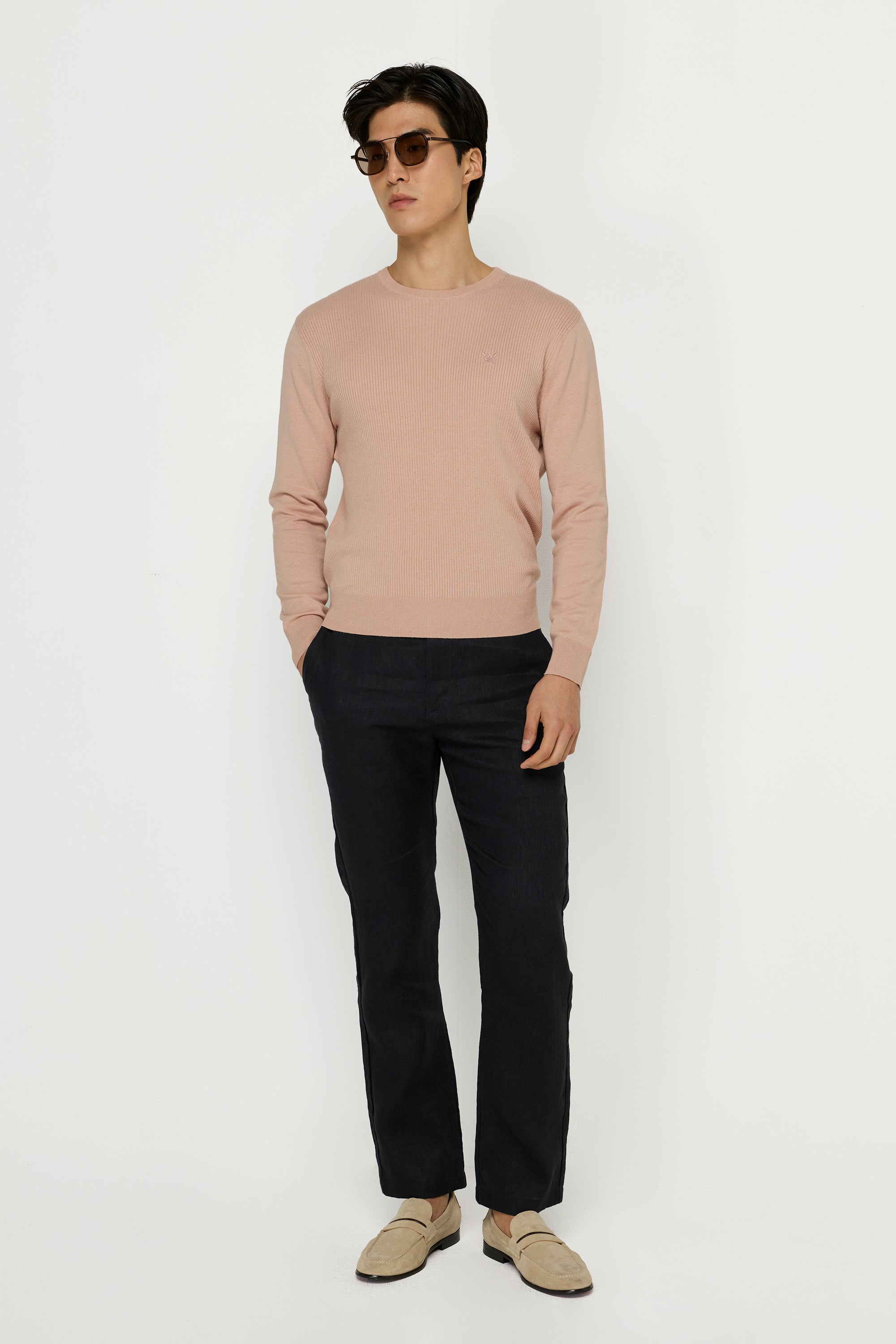LINEN KNITWEAR PULLOVERS