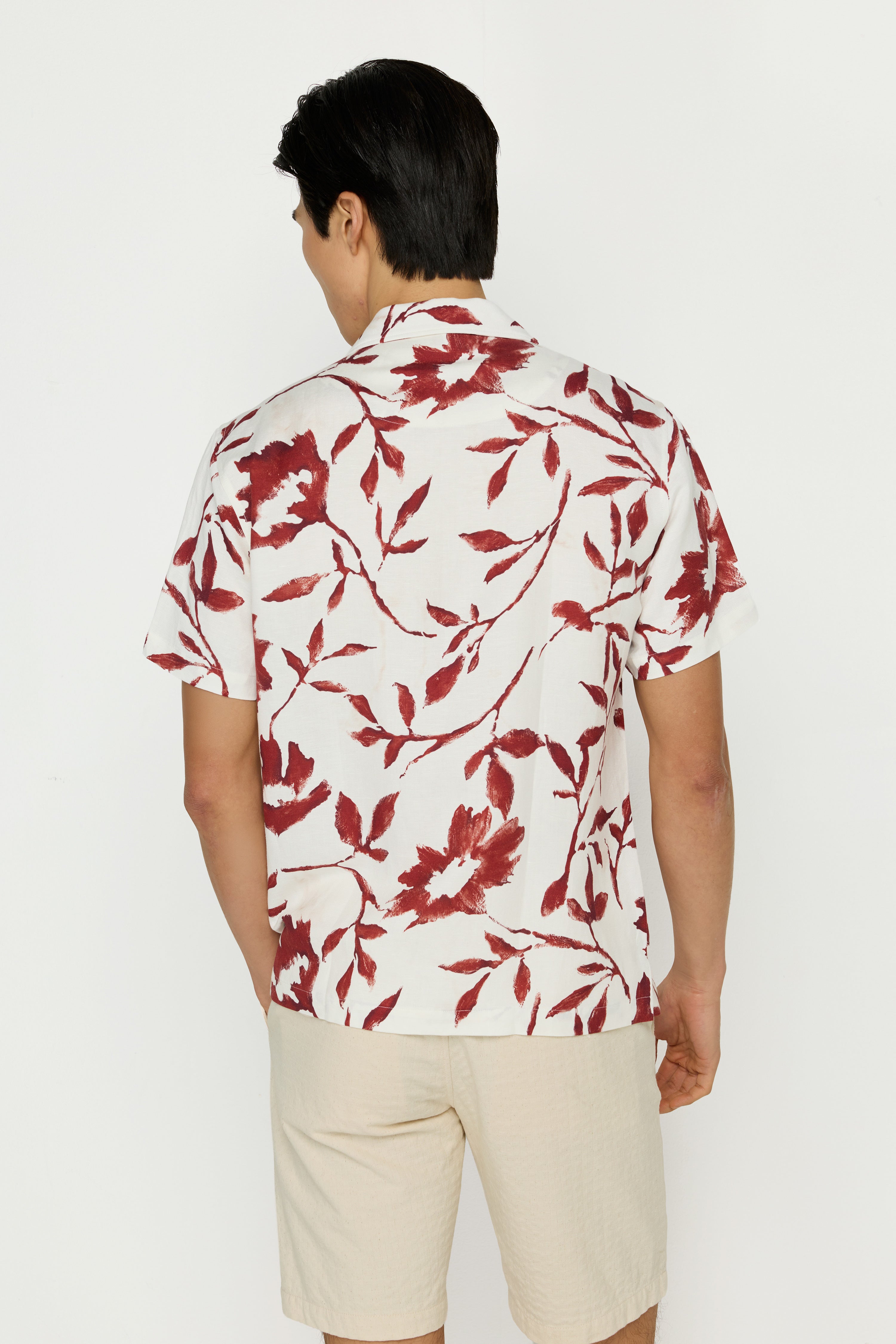 COTTON PRINTED FLOWER SHIRTS