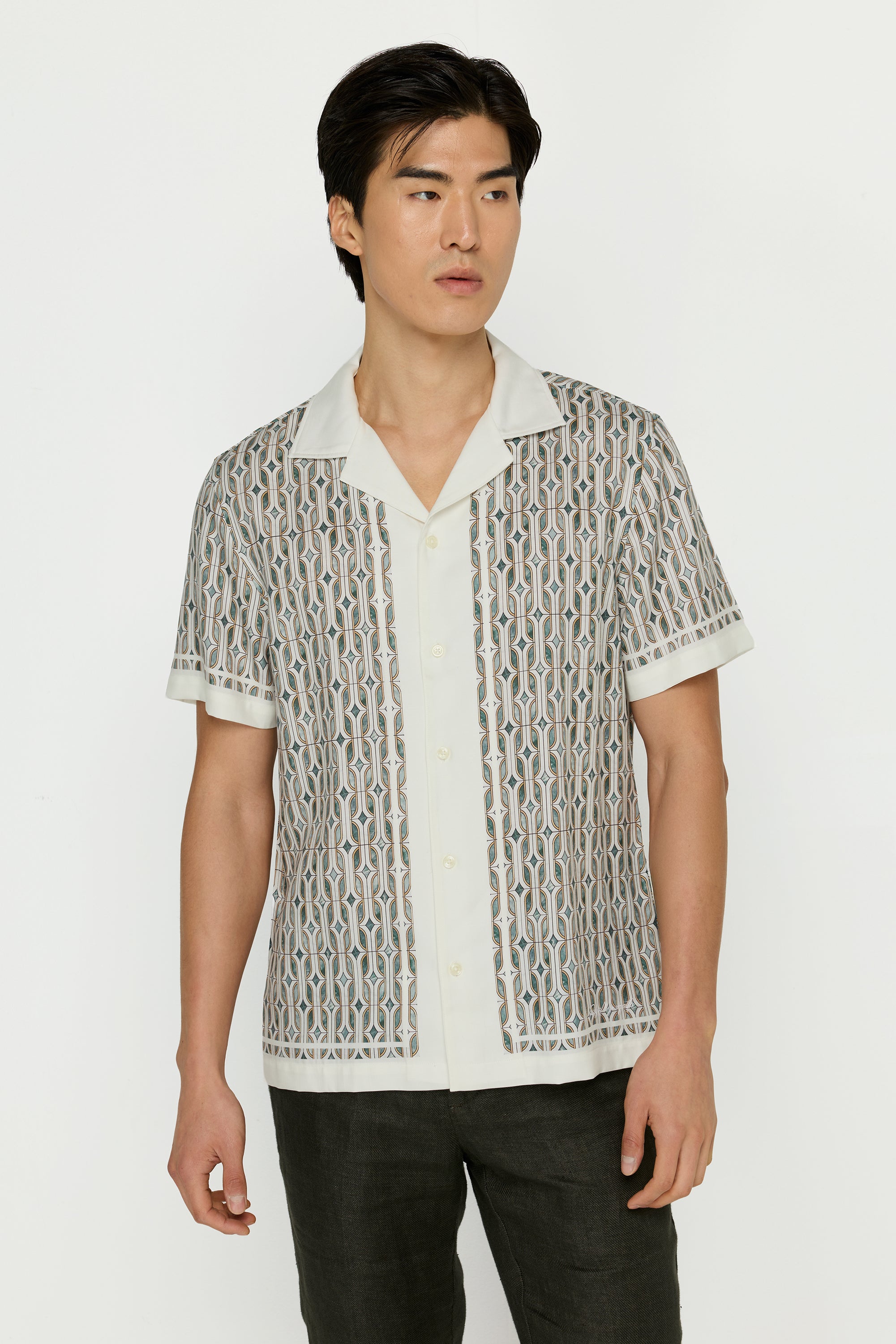 LINEN TENGEL PRINTING SHIRTS