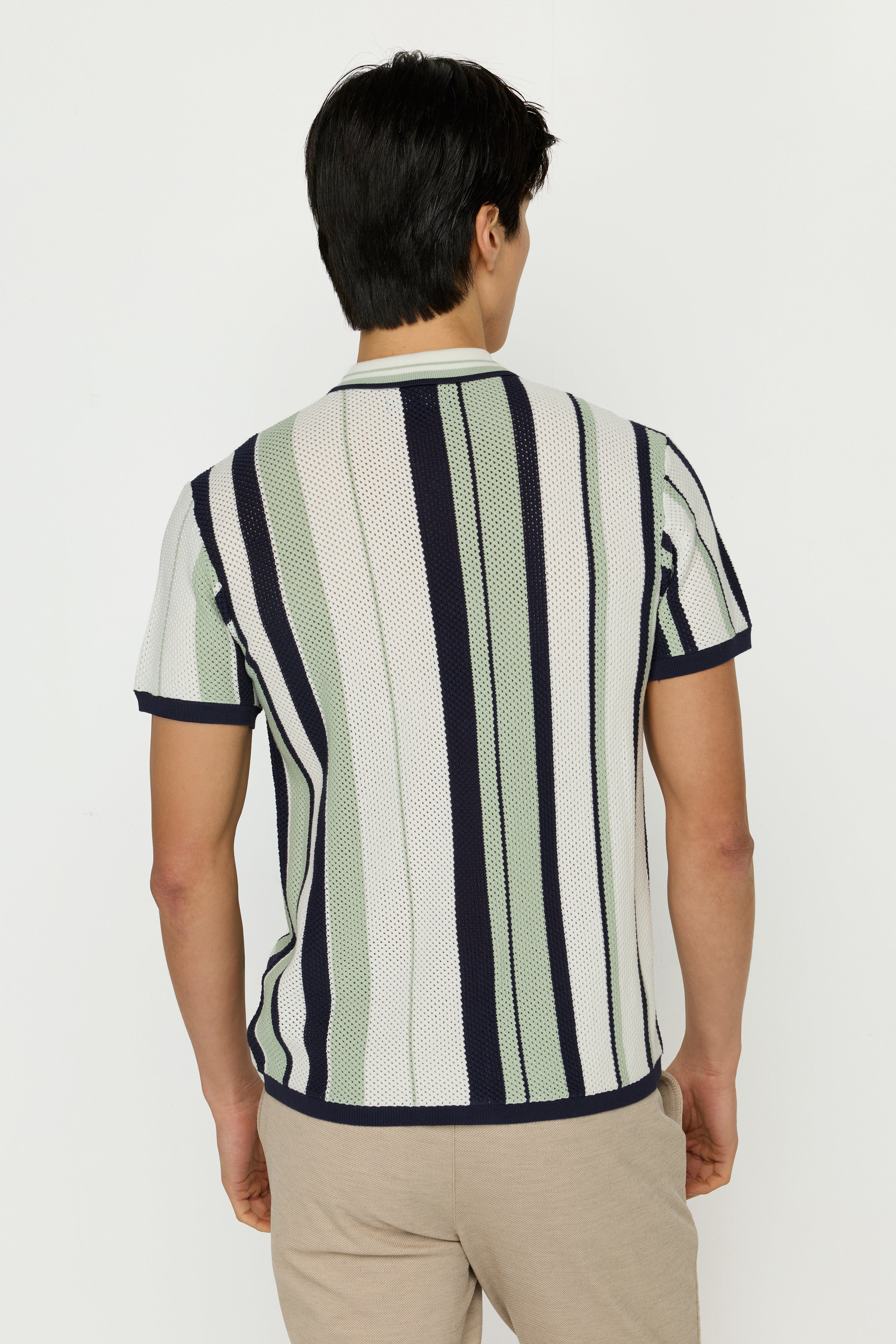 COTTON BLEND KNIT SHIRTS