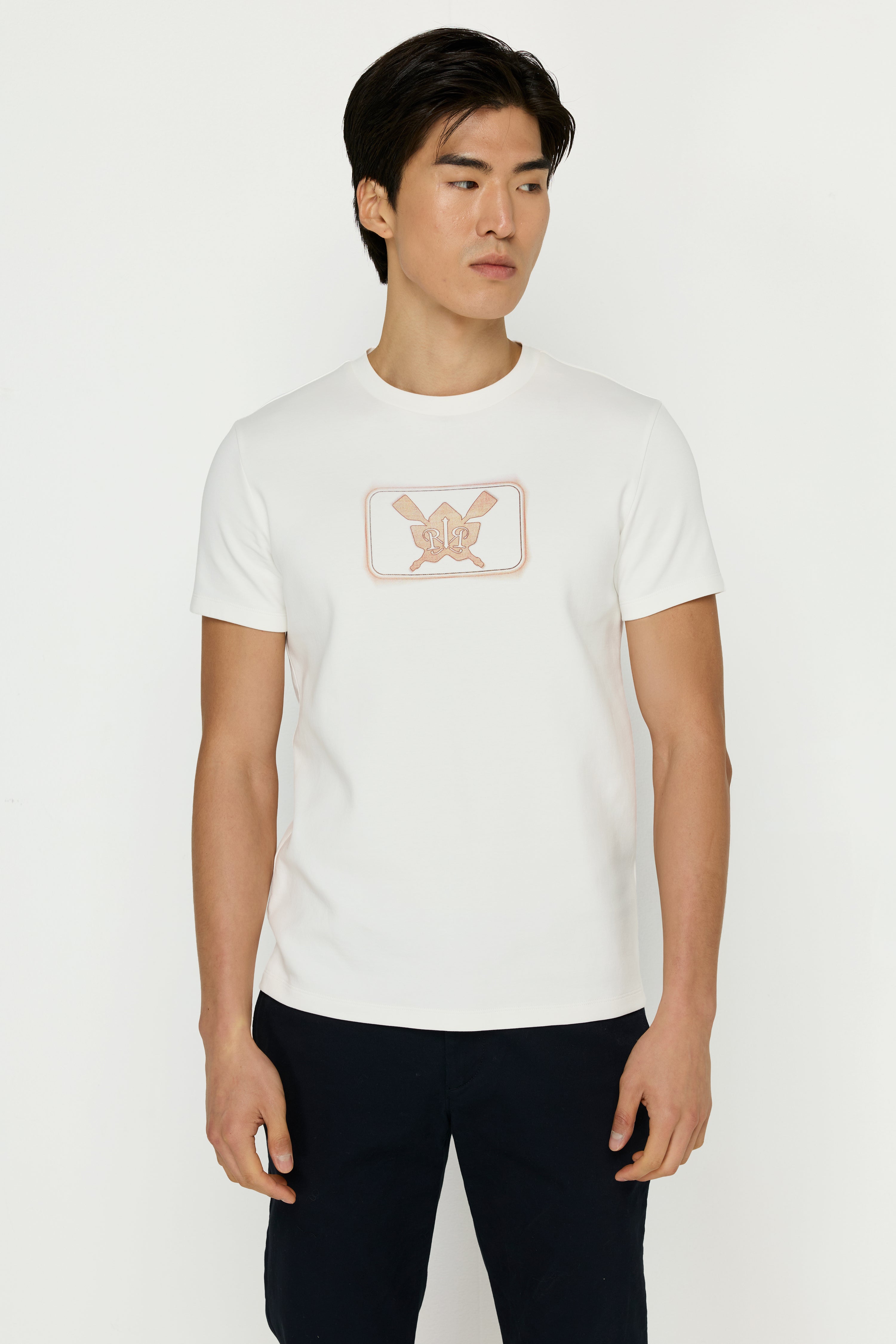 COTTON JERSEY LOGO PRINT T-SHIRTS