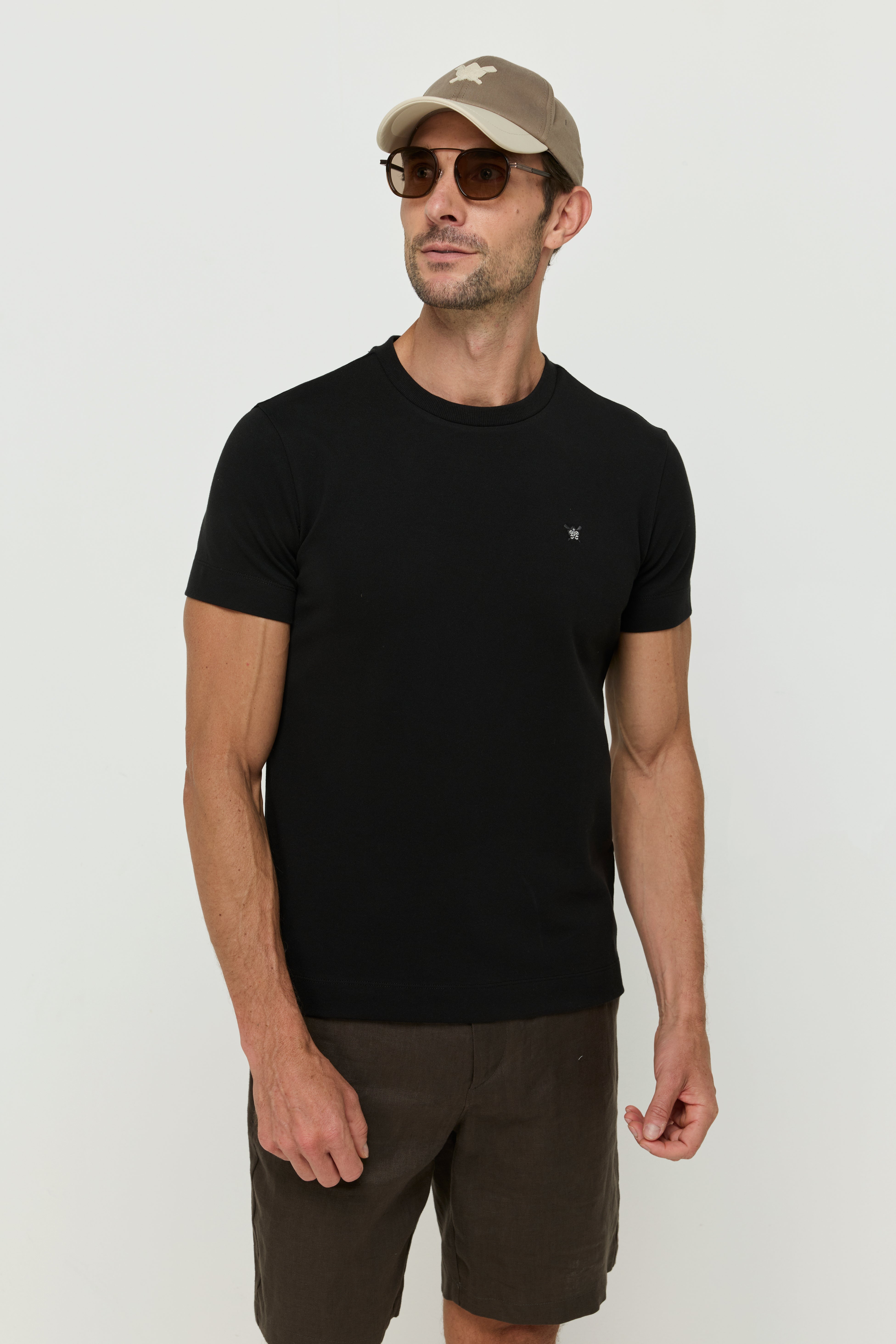 เสื้อยืดคอกลมผ้าปิเก้