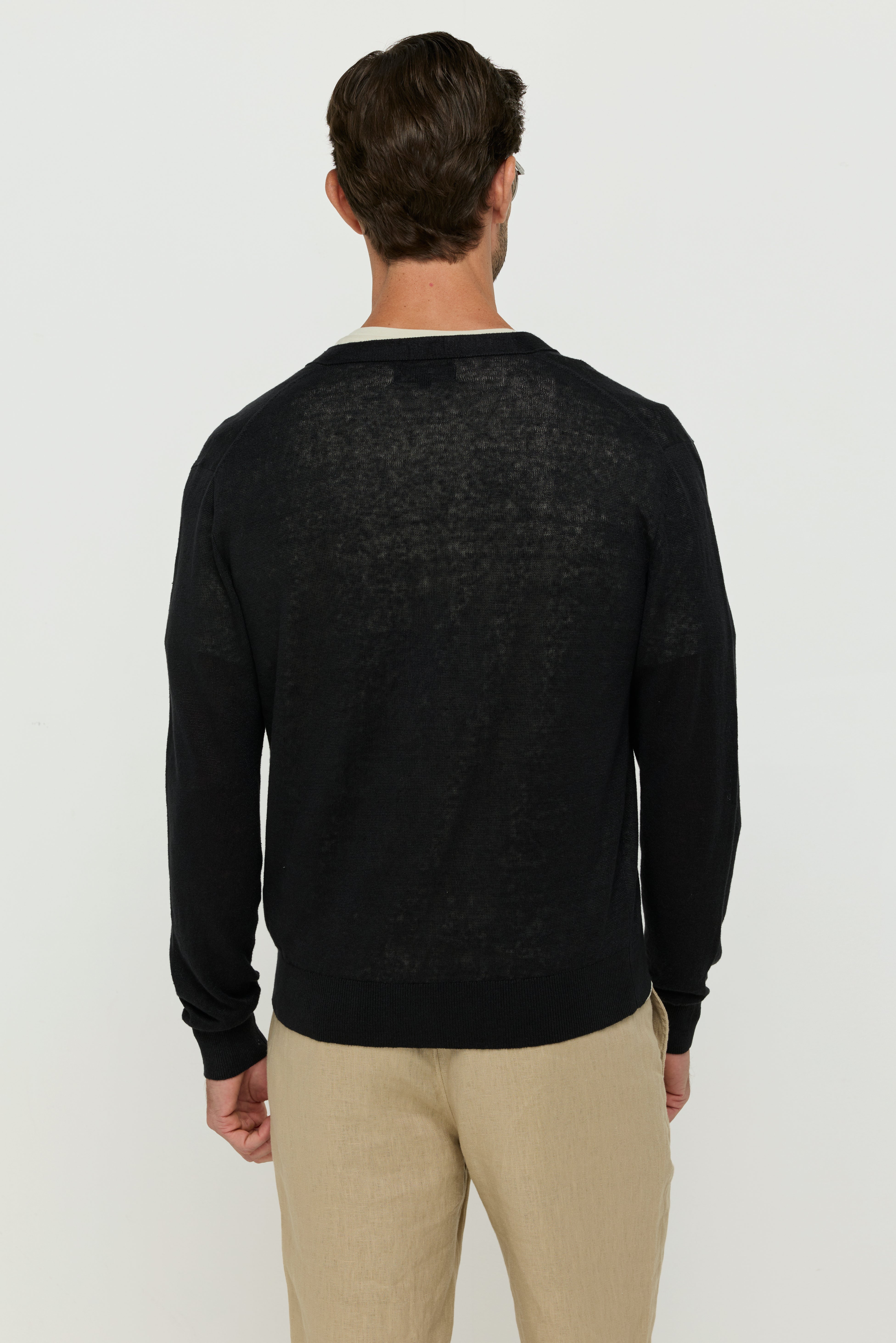 LINEN CARDIGAN KNITWEAR PULLOVERS