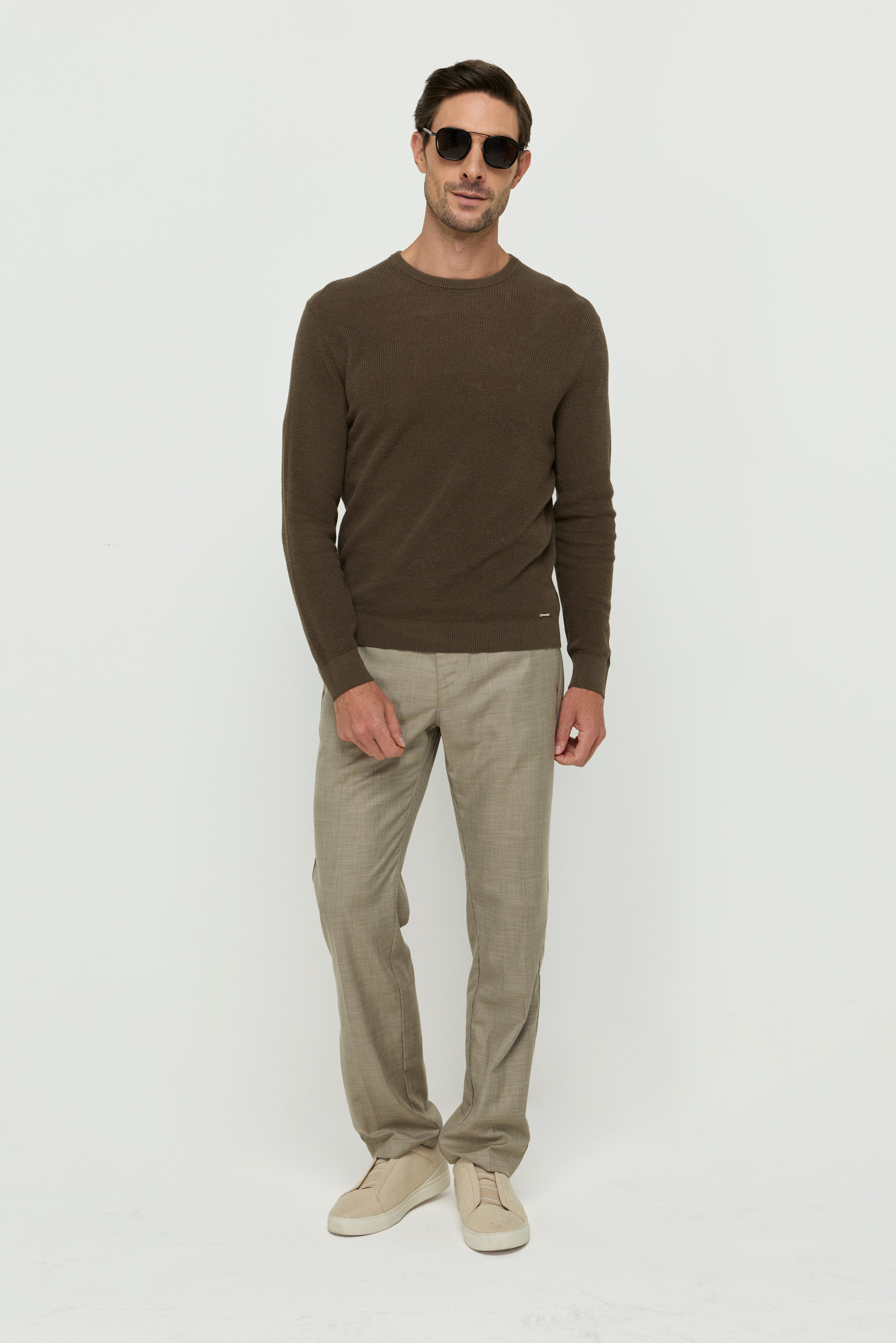 เสื้อสเวตเตอร์ผ้าลินิน