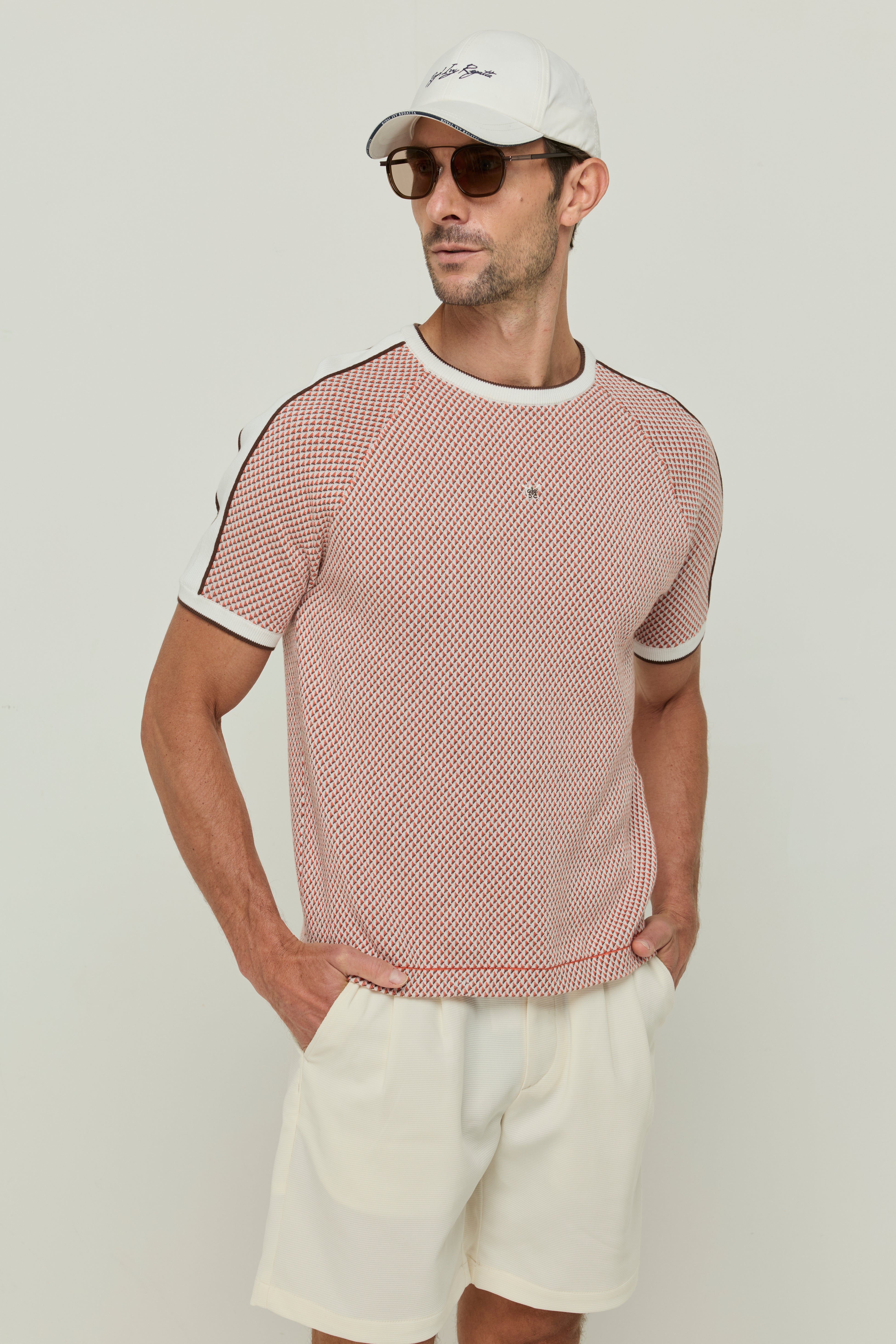 GEOMETRIC KNITWEAR T-SHIRTS