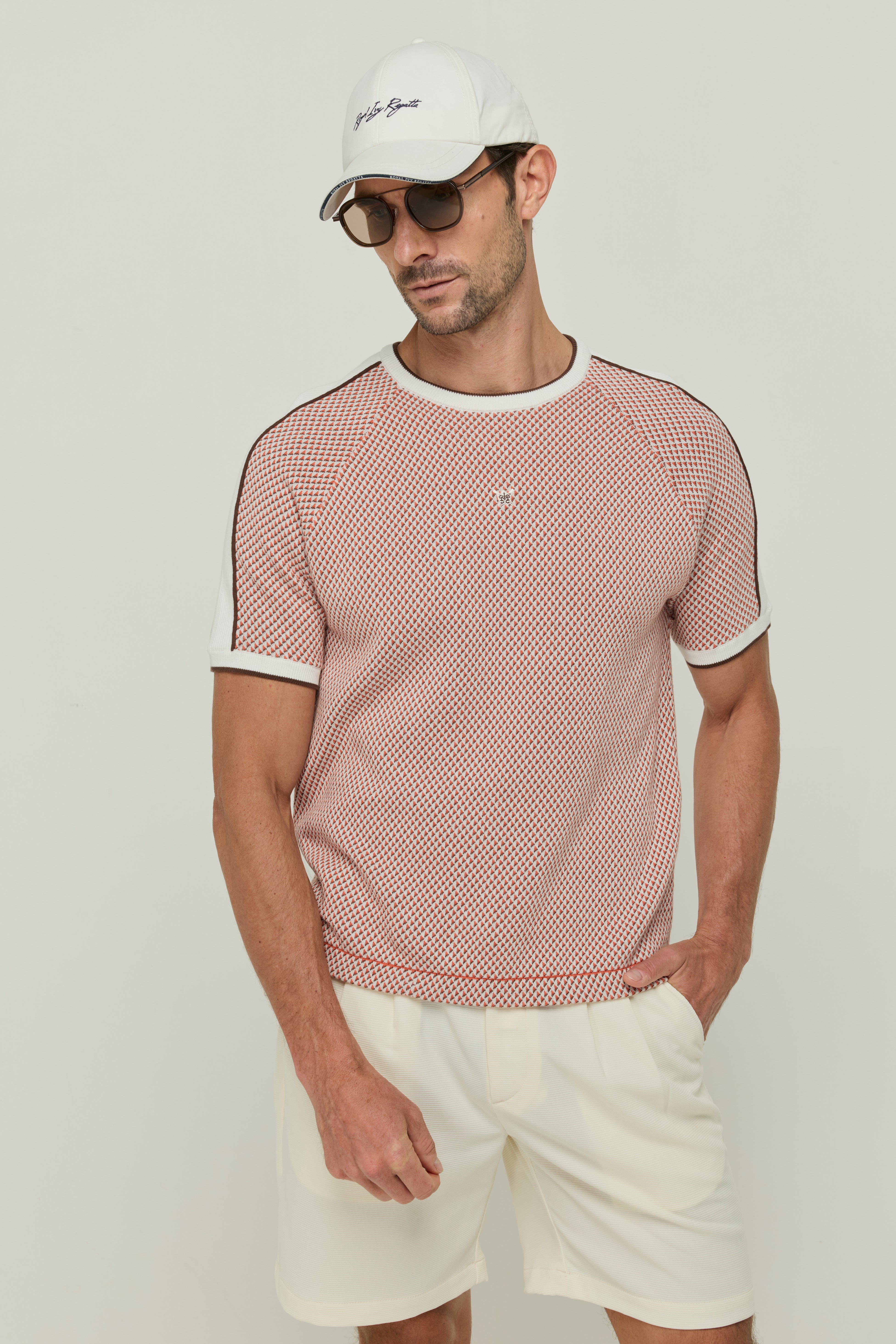 GEOMETRIC KNITWEAR T-SHIRTS