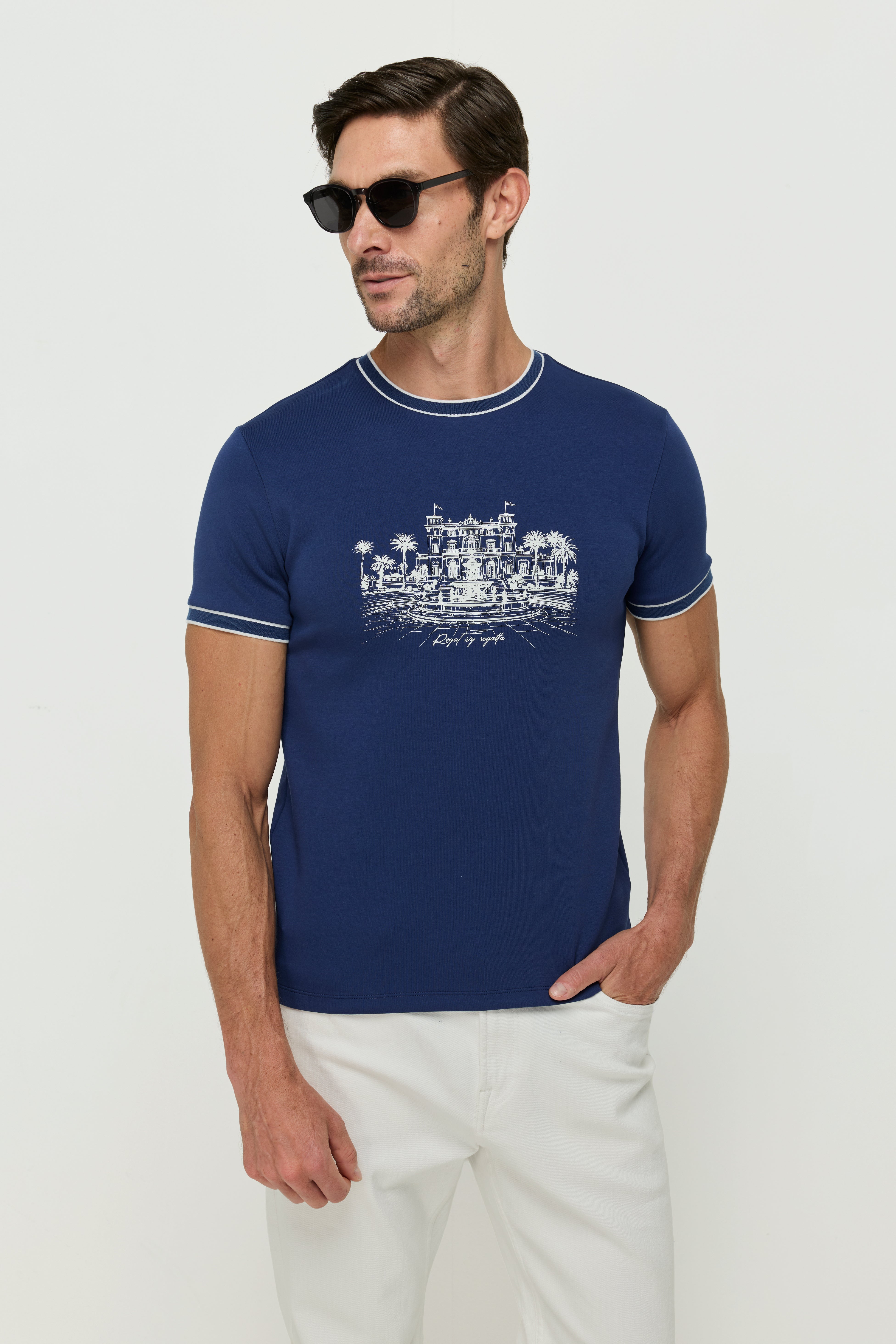 เสื้อยืดพิมพ์ลายเจอร์ซีย์