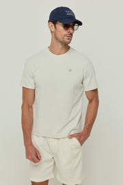 OFF WHITE JERSEY T-SHIRTS