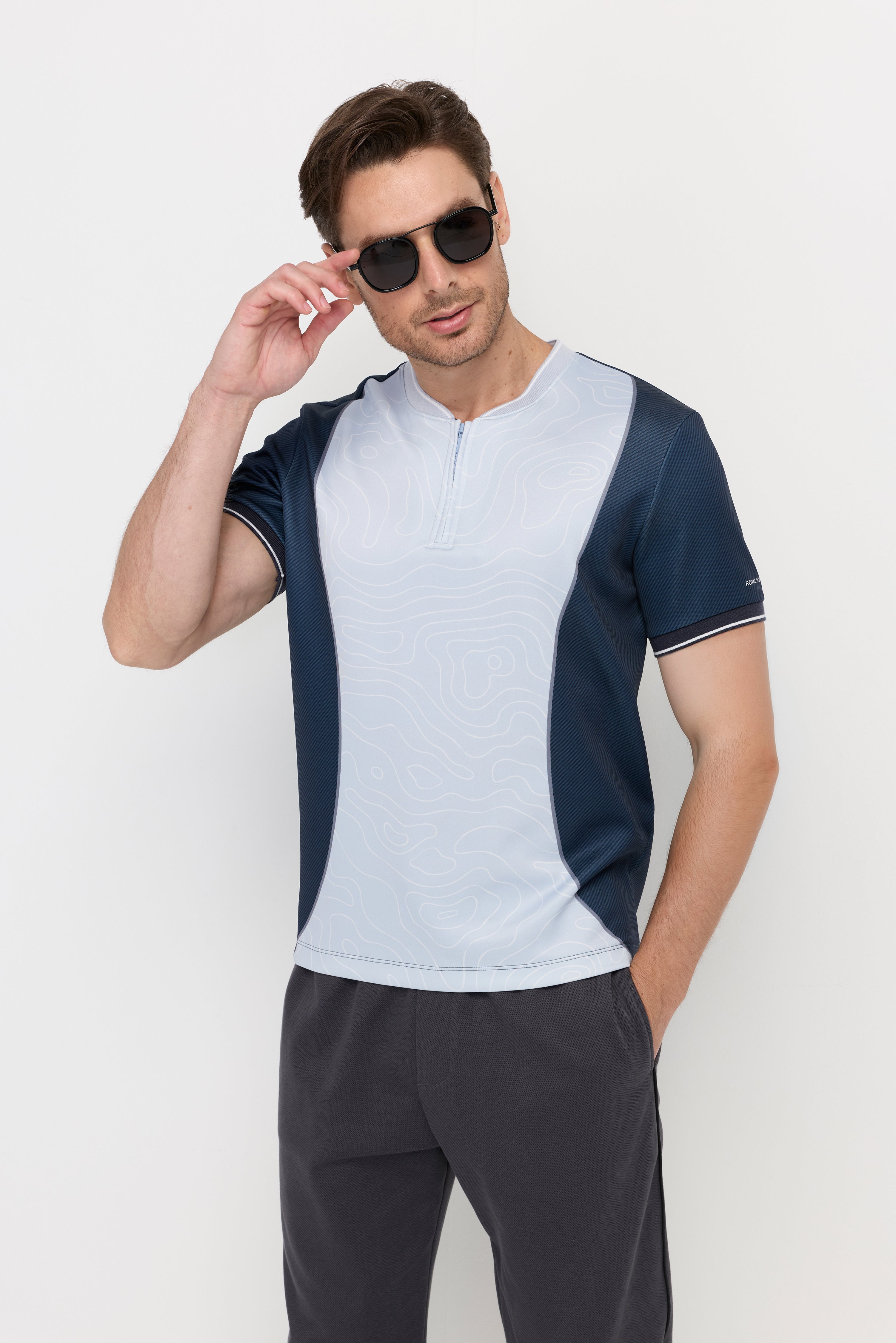 VELOCITY ELITE ZIP POLO