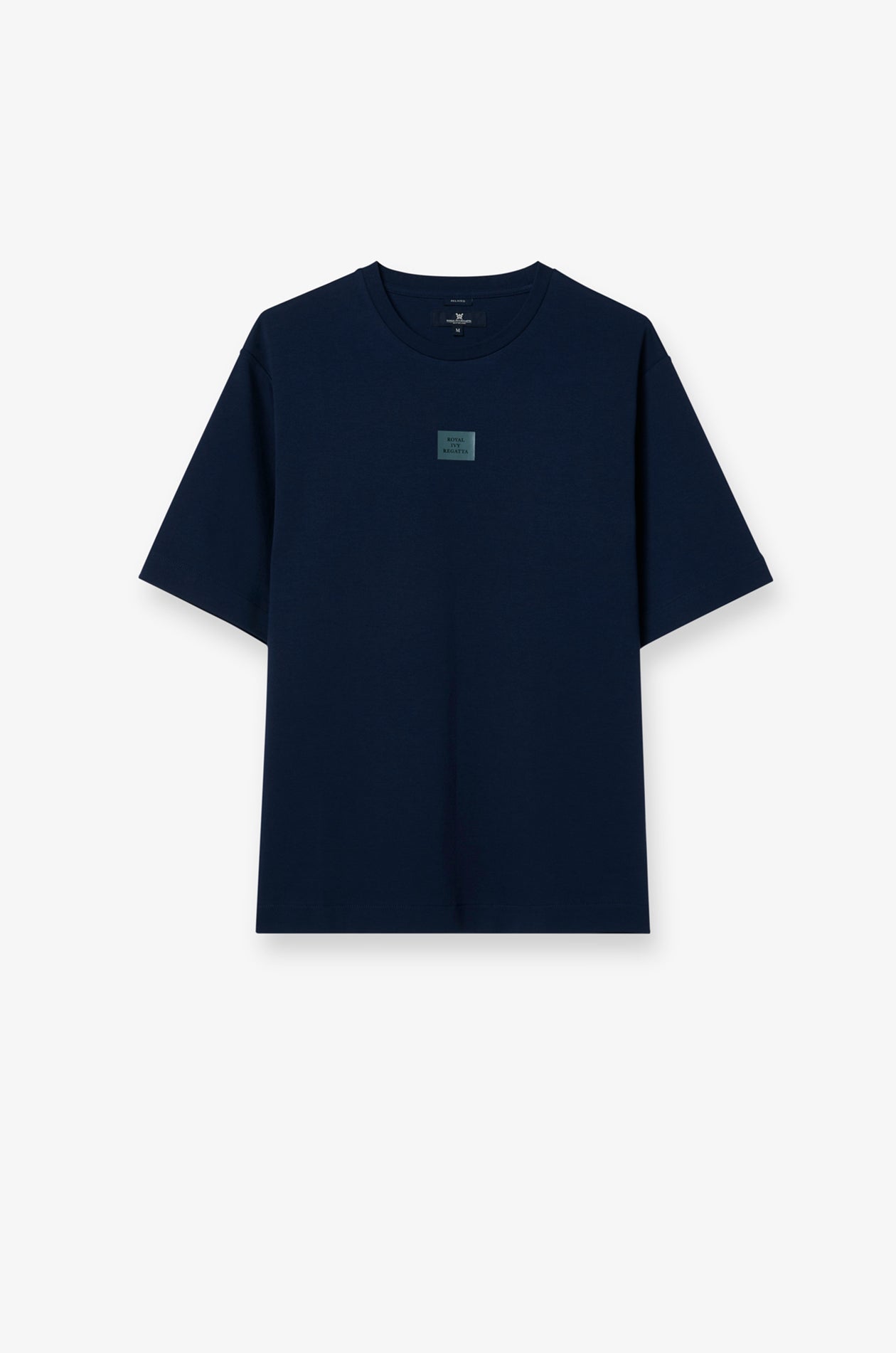 MINIMAL LOGO PATCH CREWNECK T-SHIRT