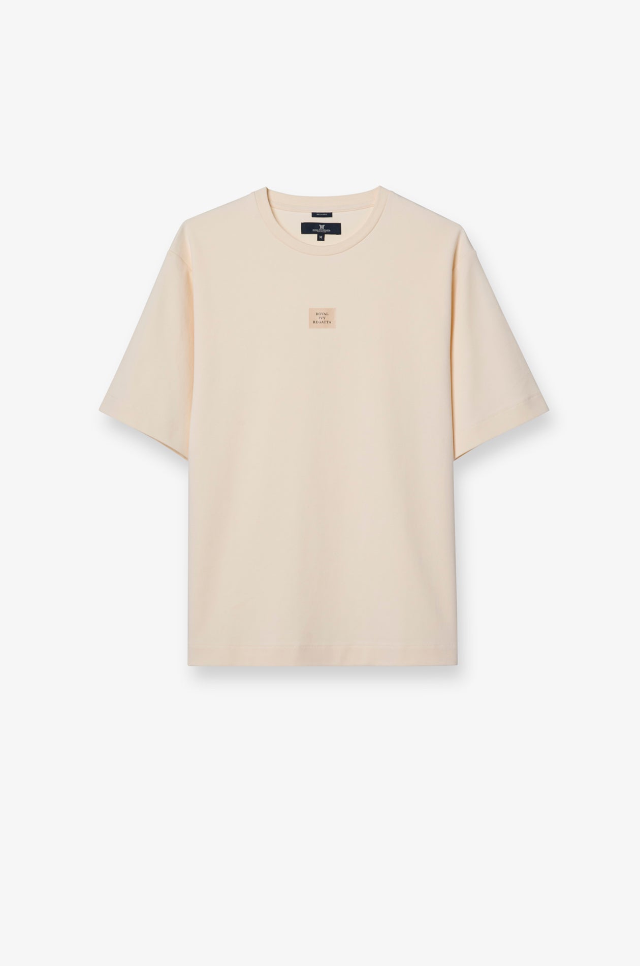 MINIMAL LOGO PATCH CREWNECK T-SHIRT