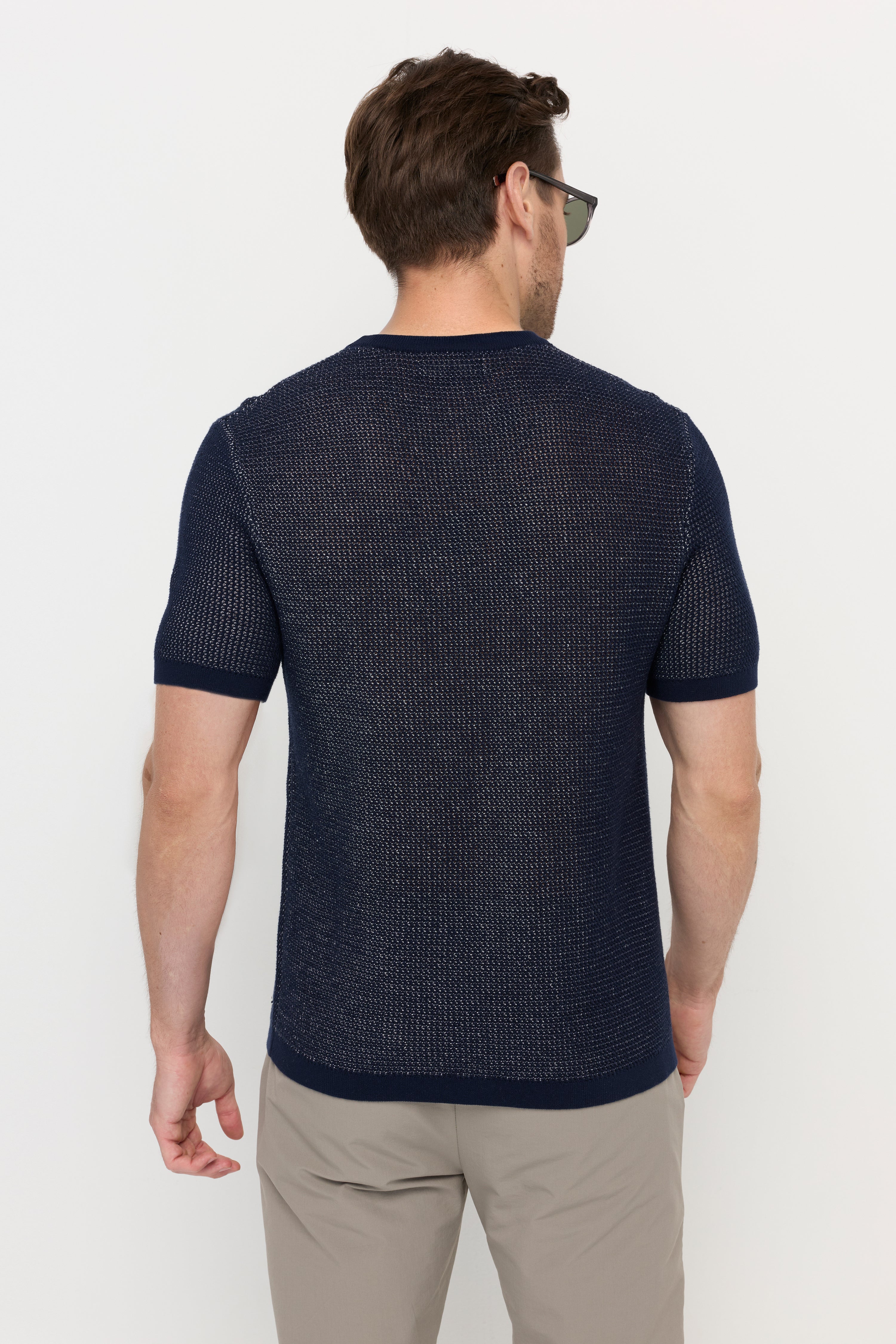 MESH KNIT T-SHIRT