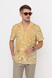 FLORAL PRINT RESORT SHIRT