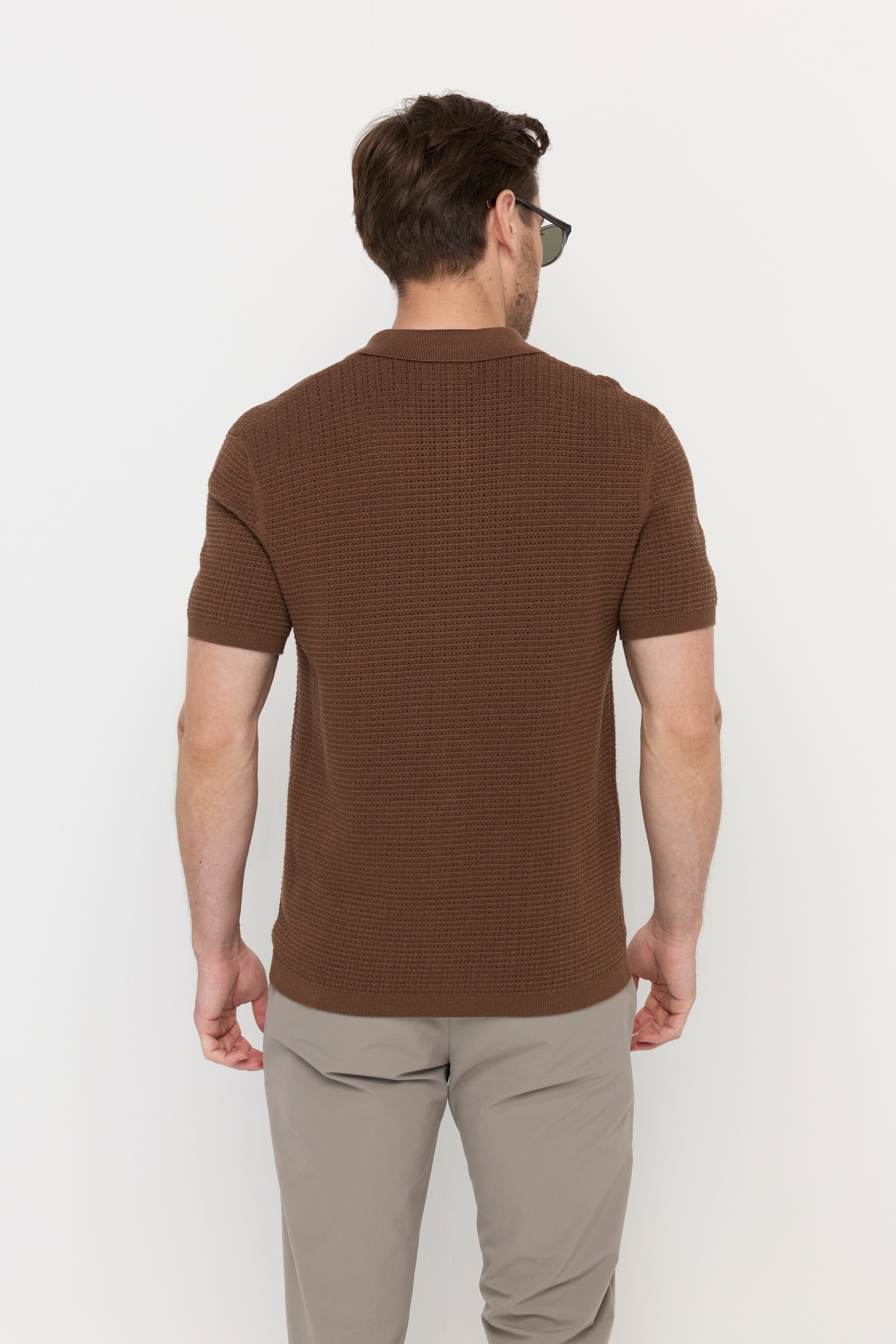 HERITAGE TEXTURED KNIT POLO