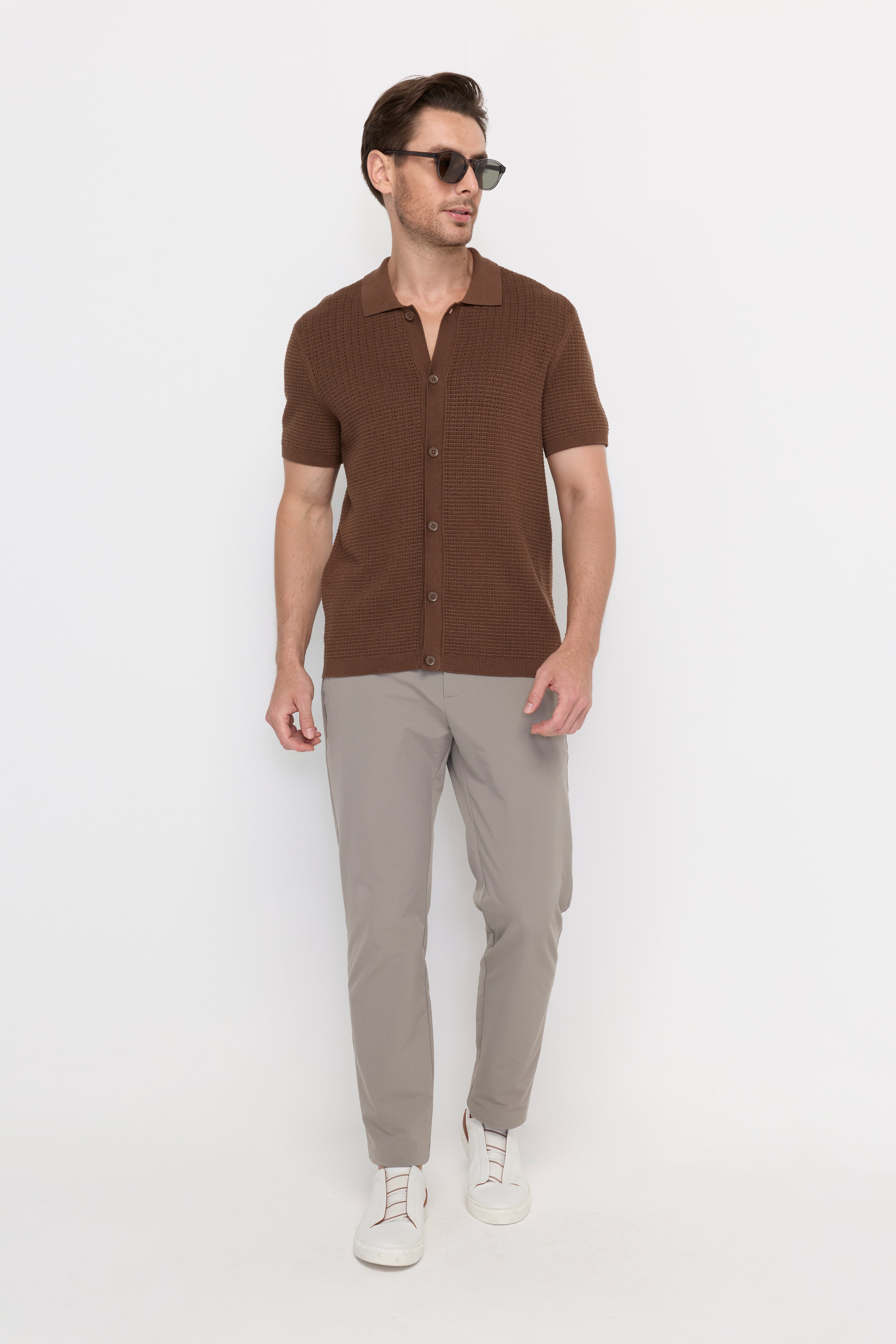 HERITAGE TEXTURED KNIT POLO