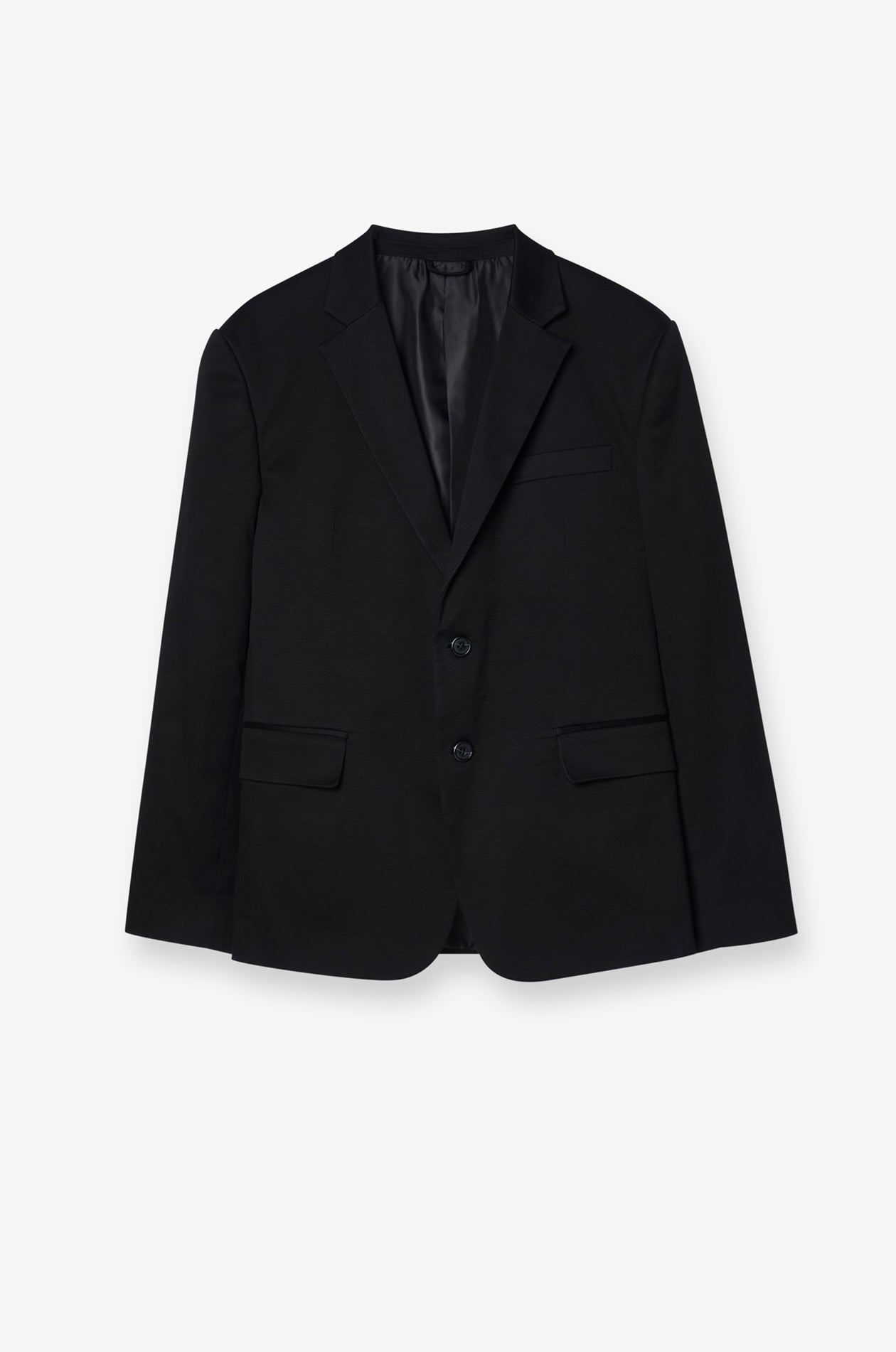 CLASSIC TAILORED TWO-BUTTON BLAZER