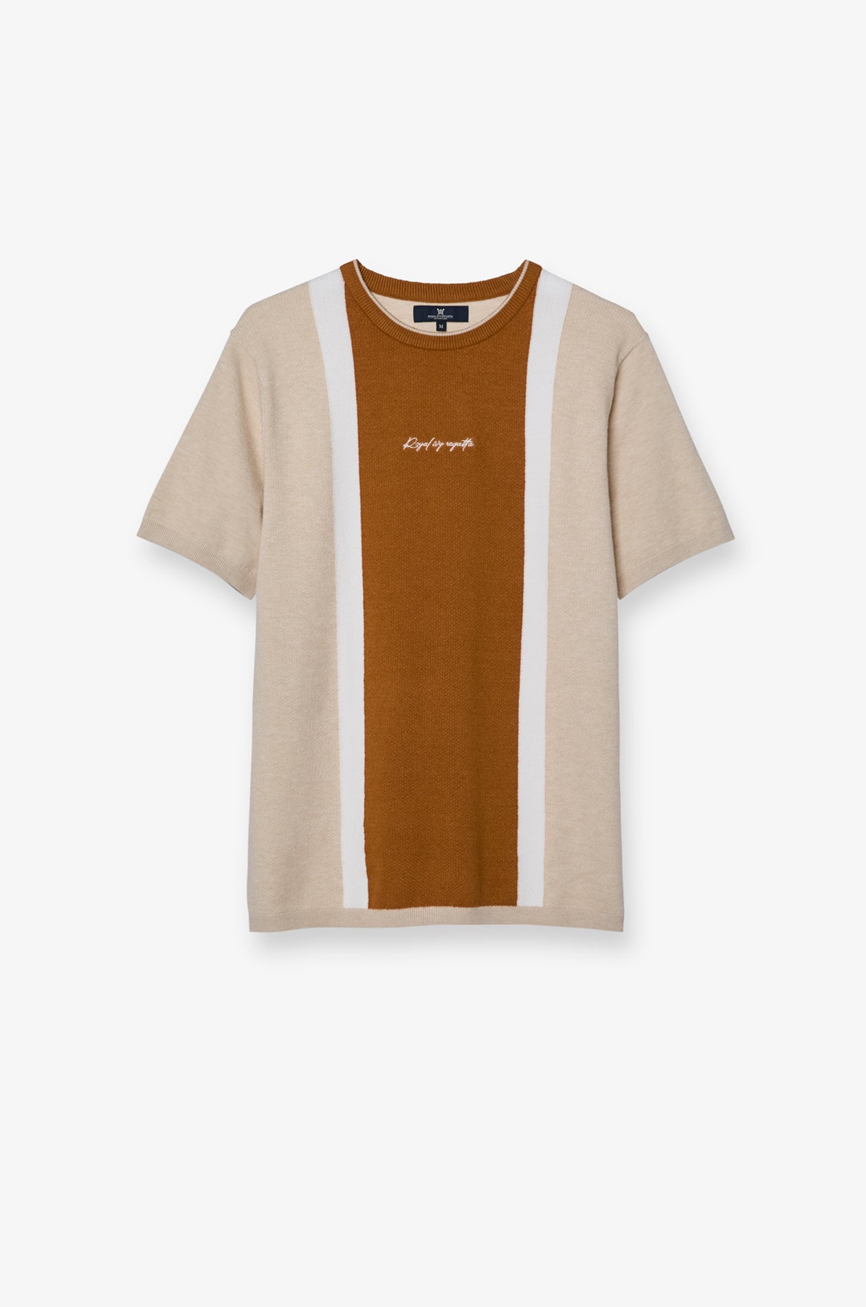 COLORBLOCK KNIT PANEL T-SHIRT