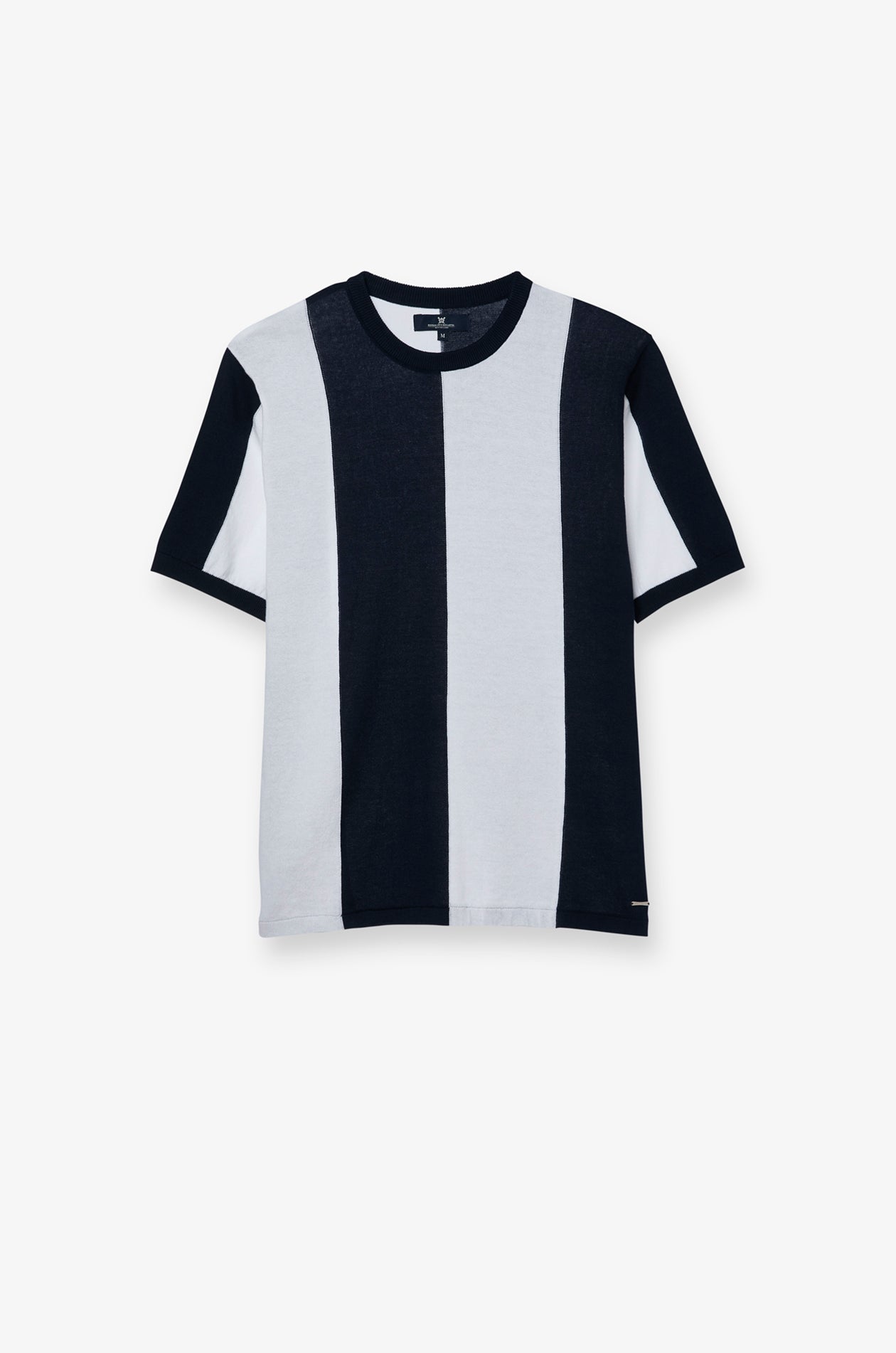 KNITWEAR COLOR BLOCK T-SHIRT