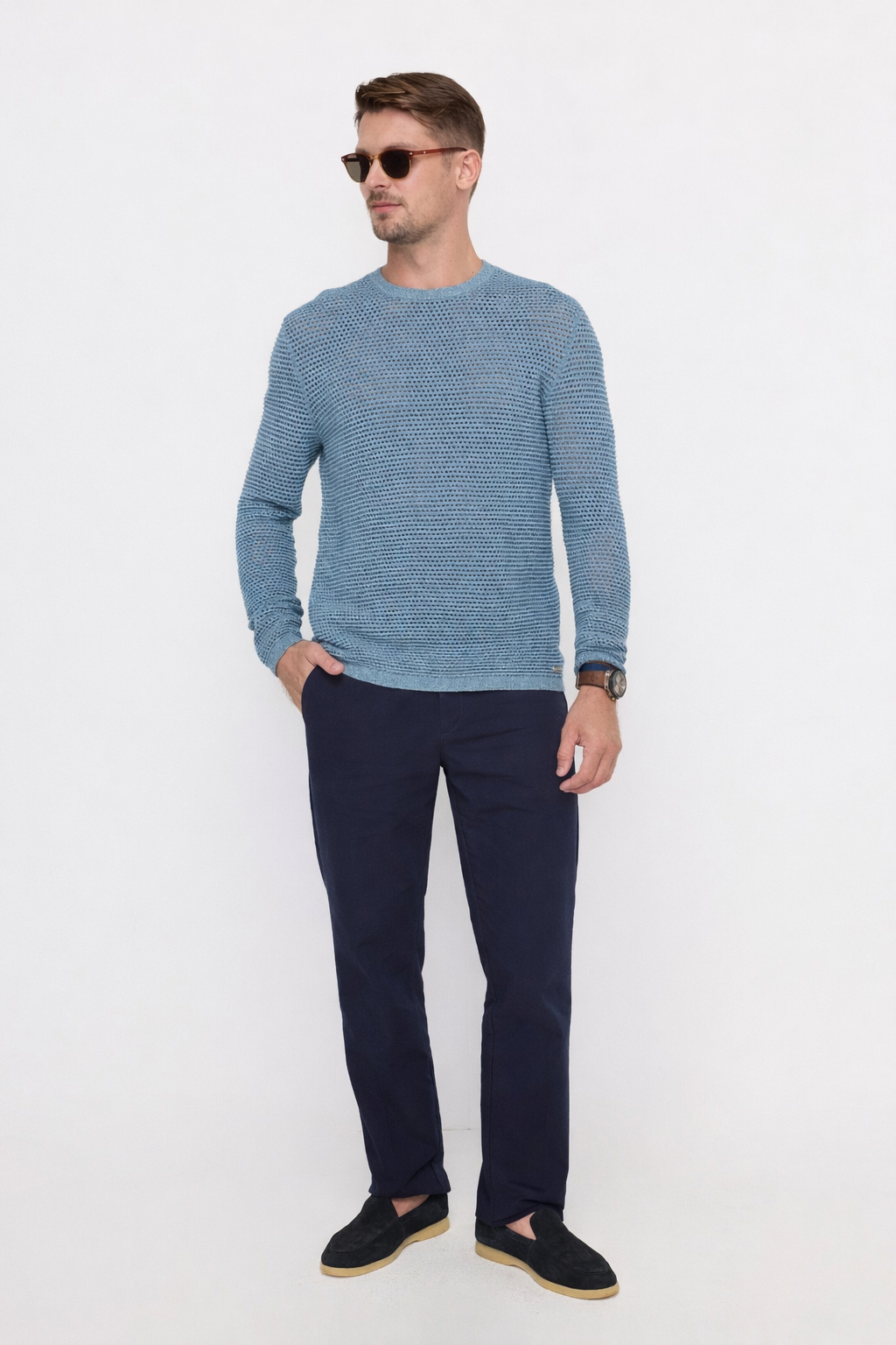 KNITWEAR OPENWORK SWEATER