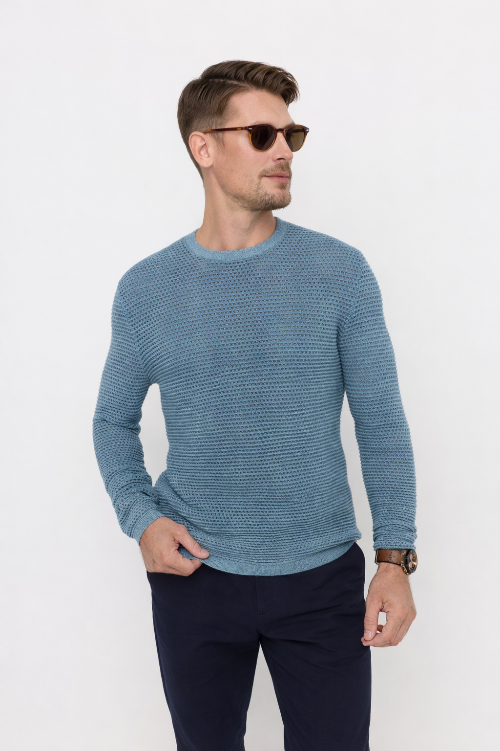 KNITWEAR OPENWORK SWEATER