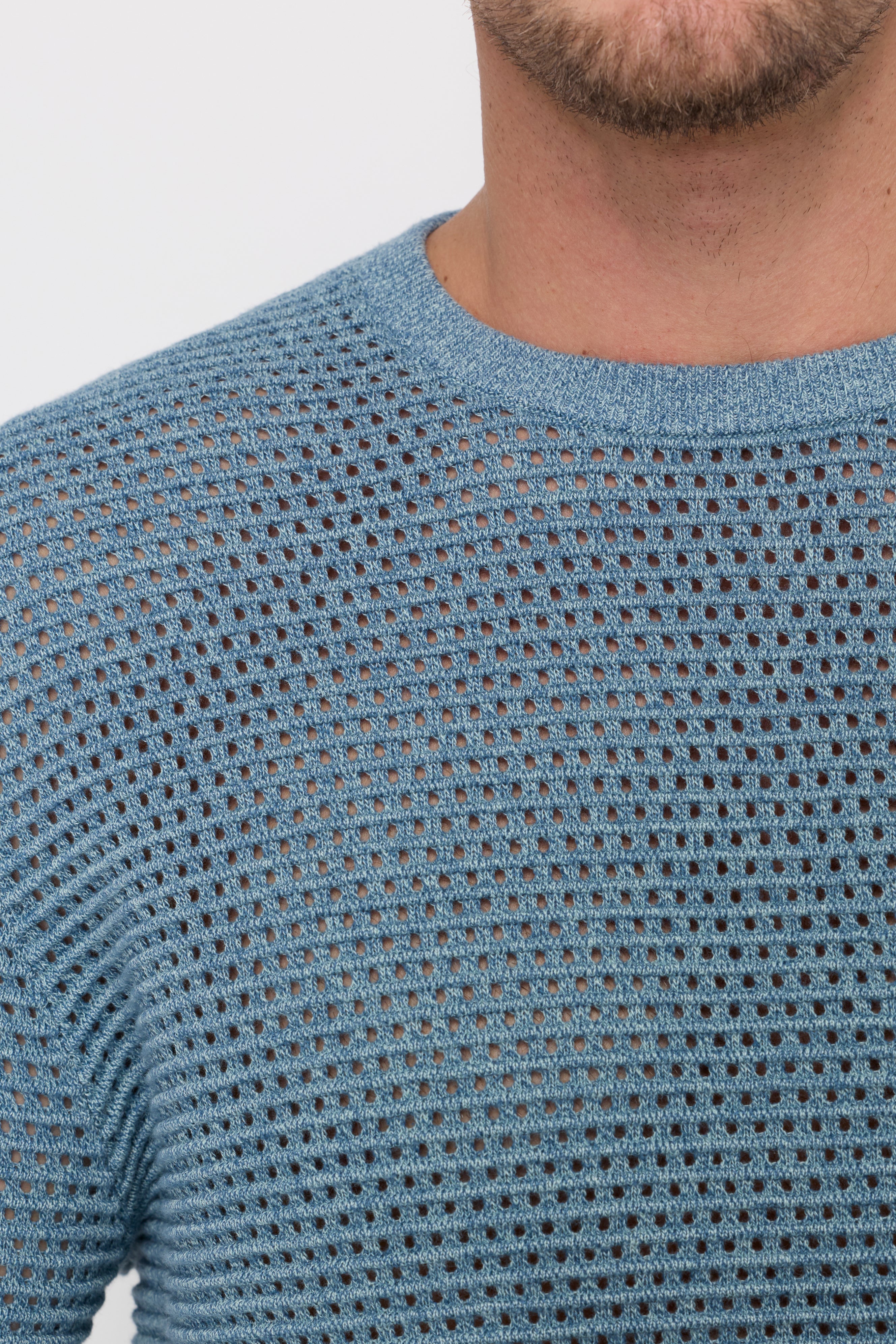 KNITWEAR OPENWORK SWEATER