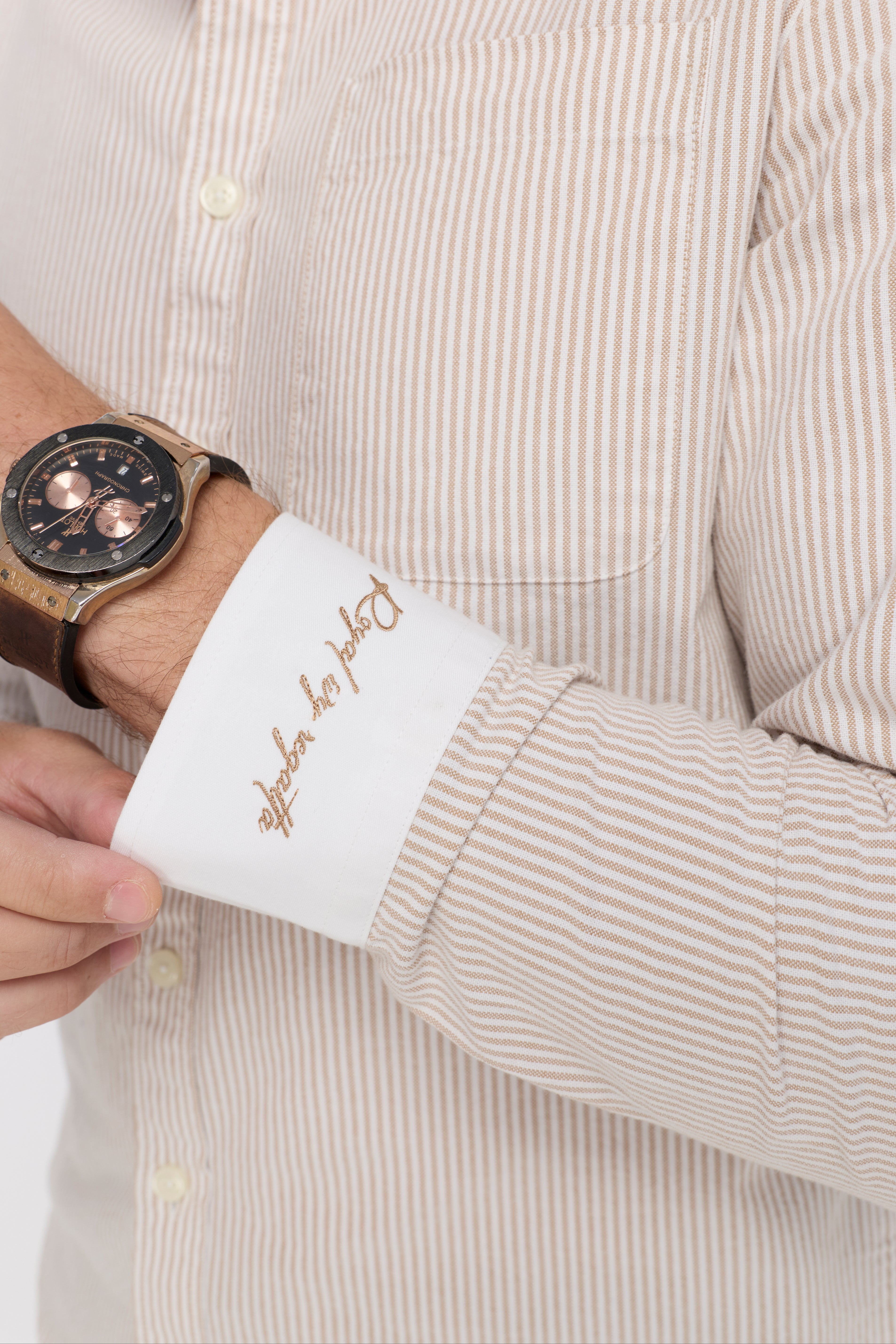 REGULAR-FIT IN STRIPED SHIRT