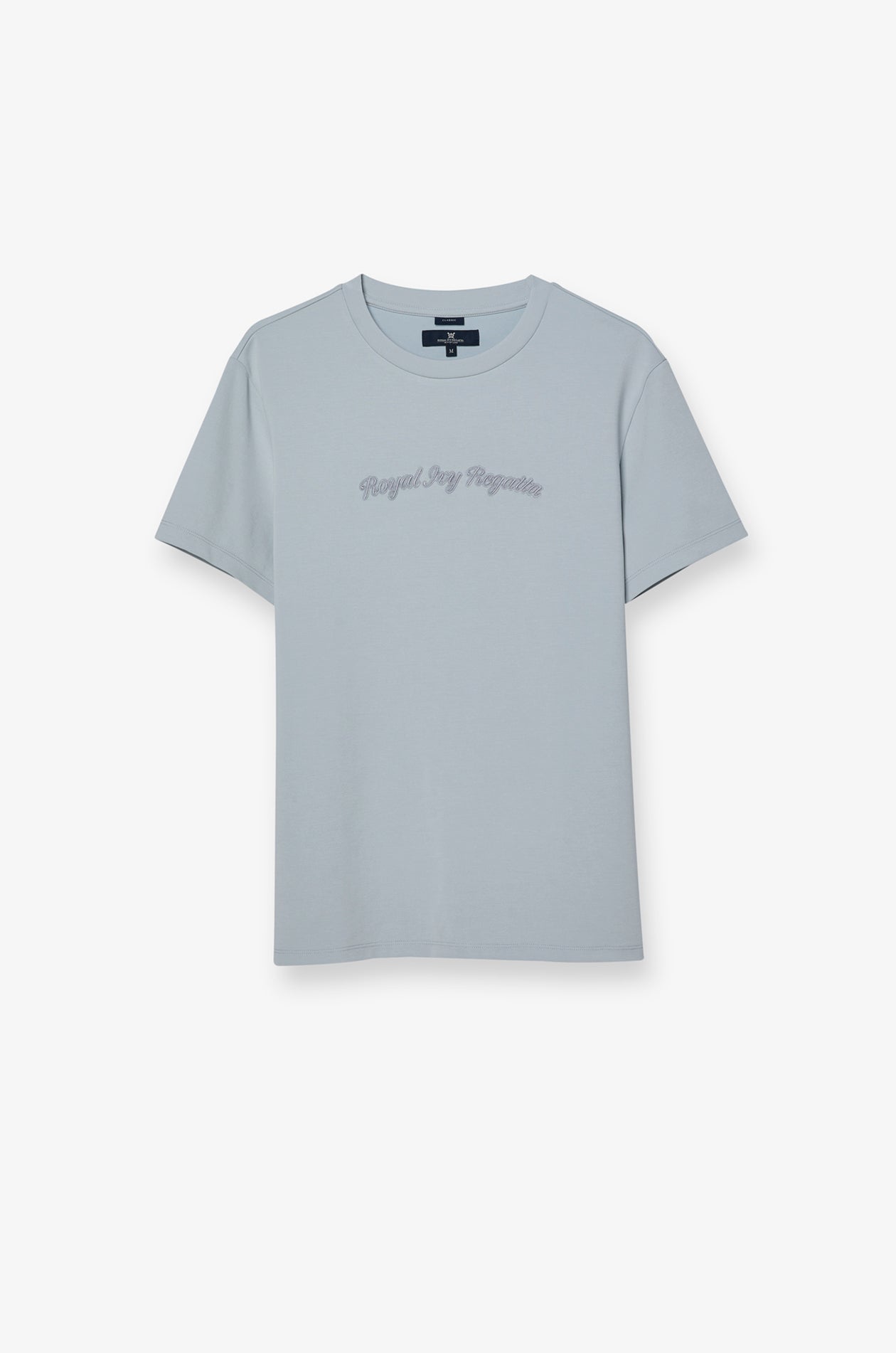 BABY BLUE RELAXED-FIT COTTON T-SHIRT