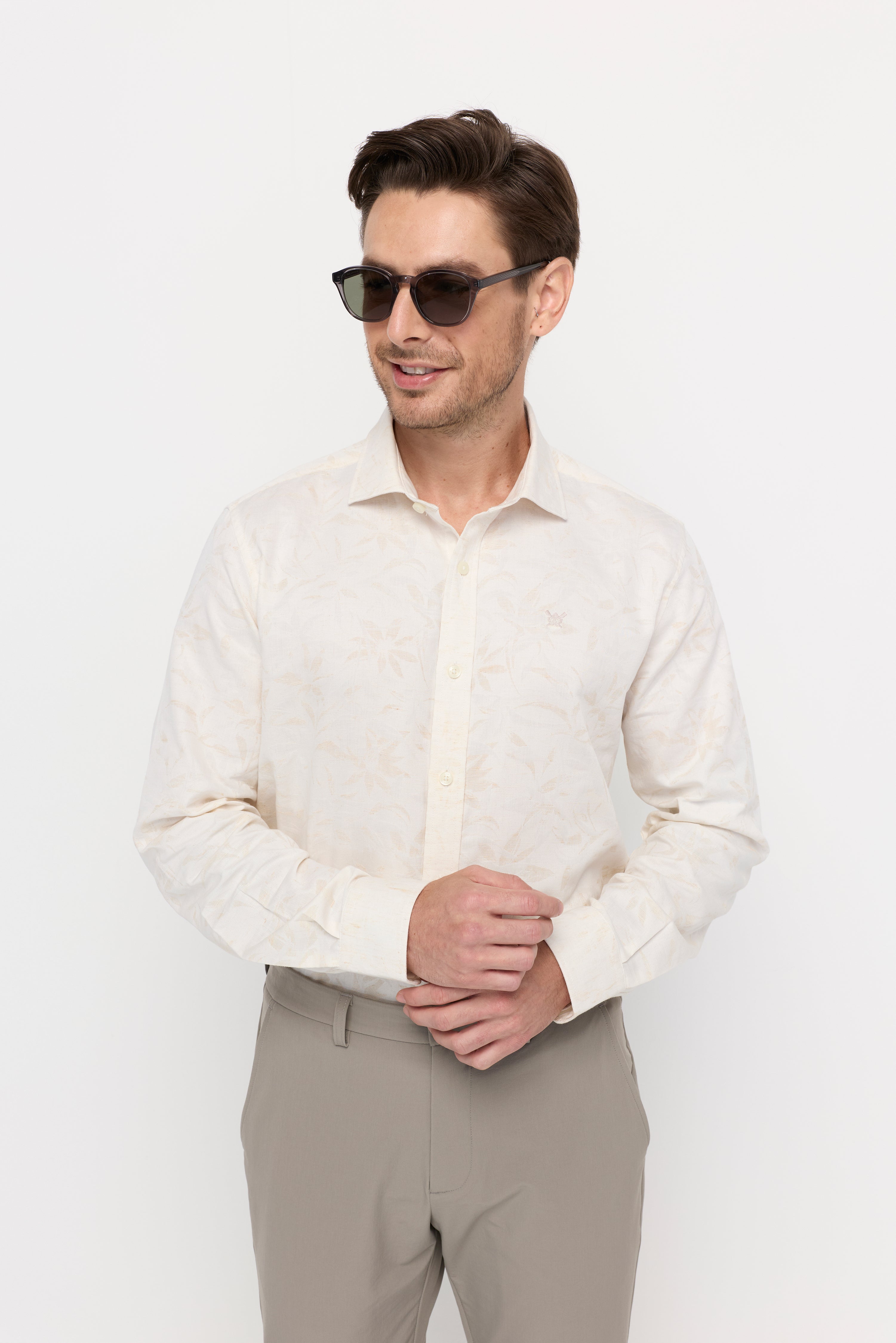 IVORY BOTANICAL CLASSIC SHIRT