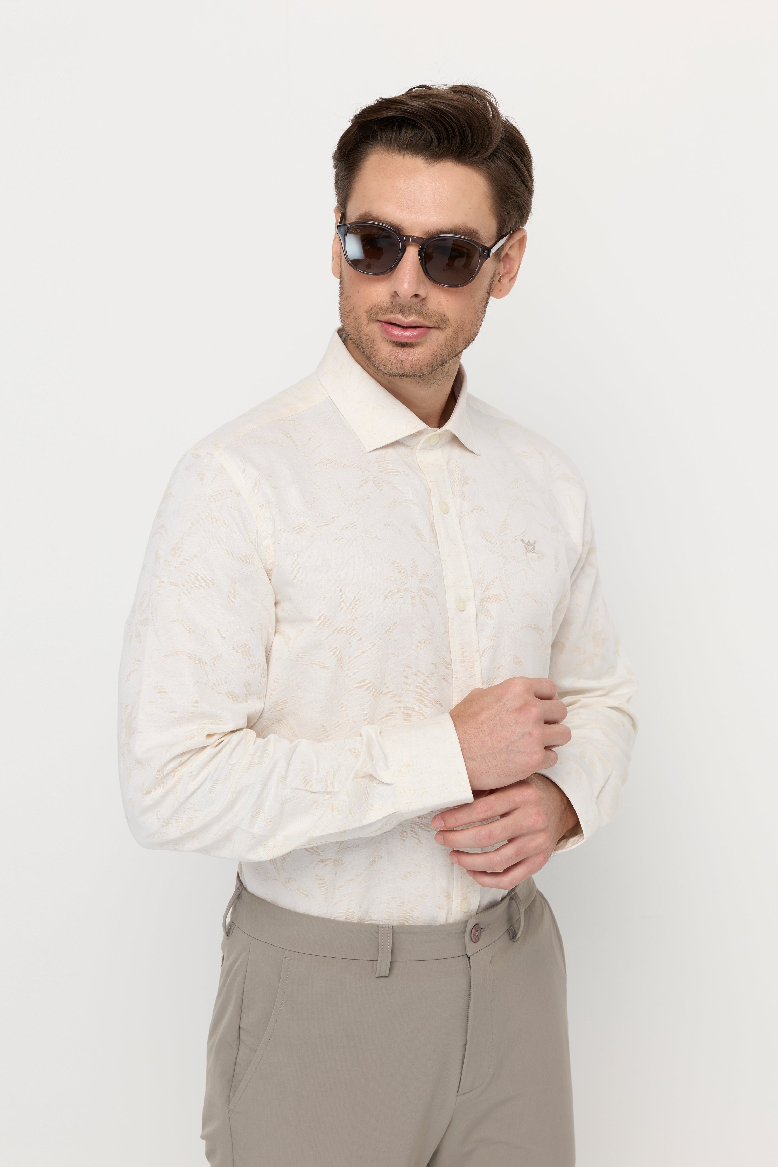 IVORY BOTANICAL CLASSIC SHIRT