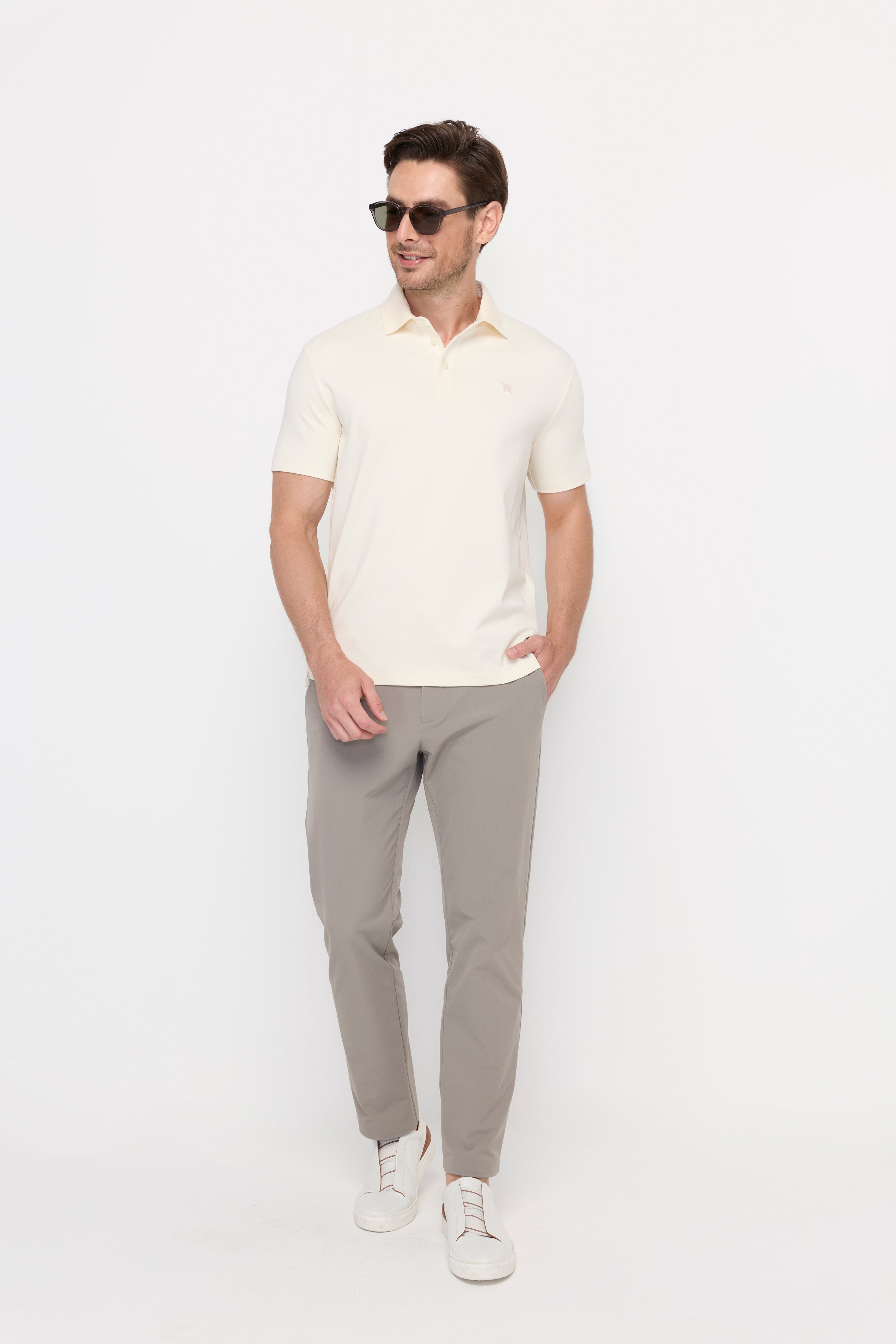 CREAM SIGNATURE POLO