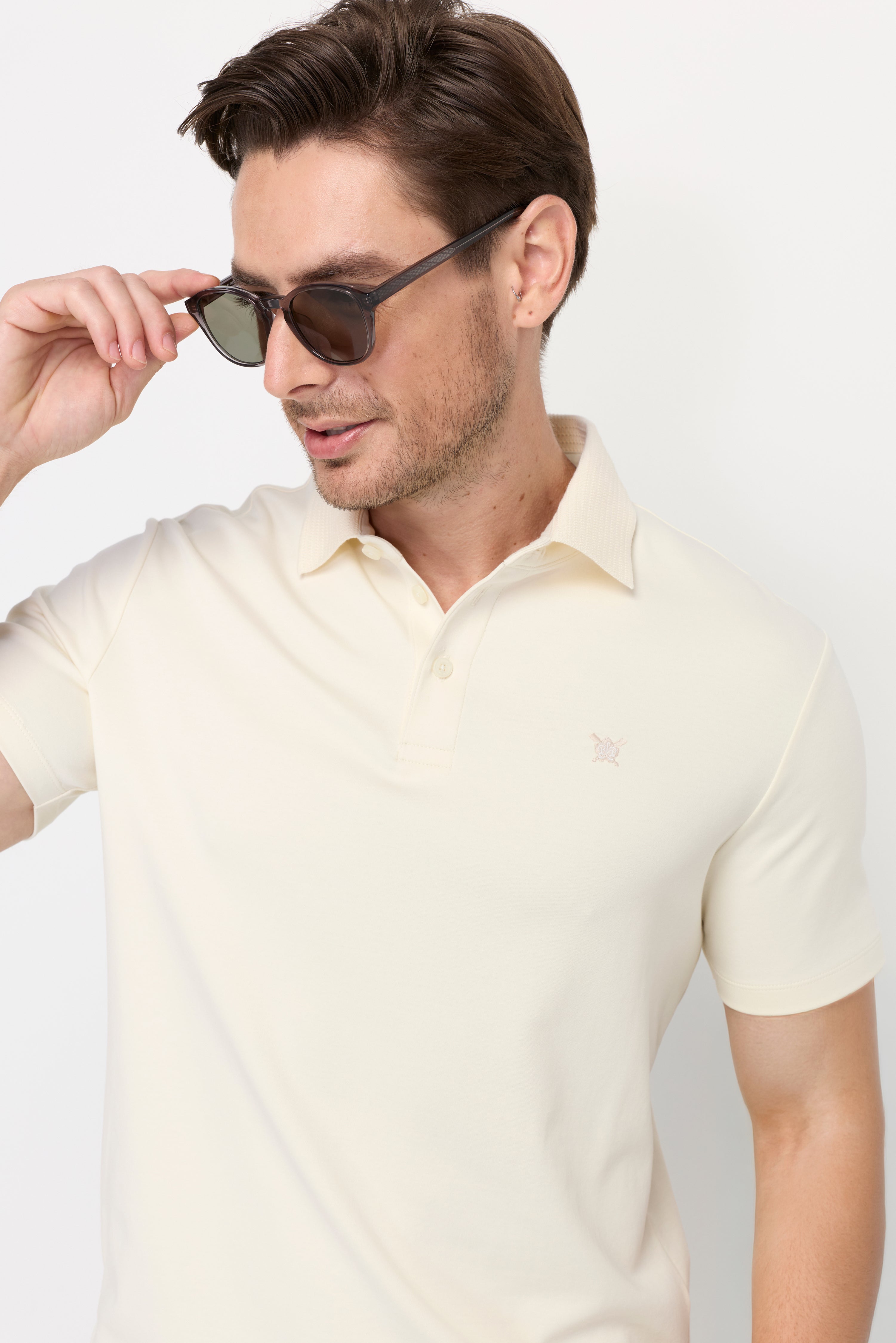 CREAM SIGNATURE POLO