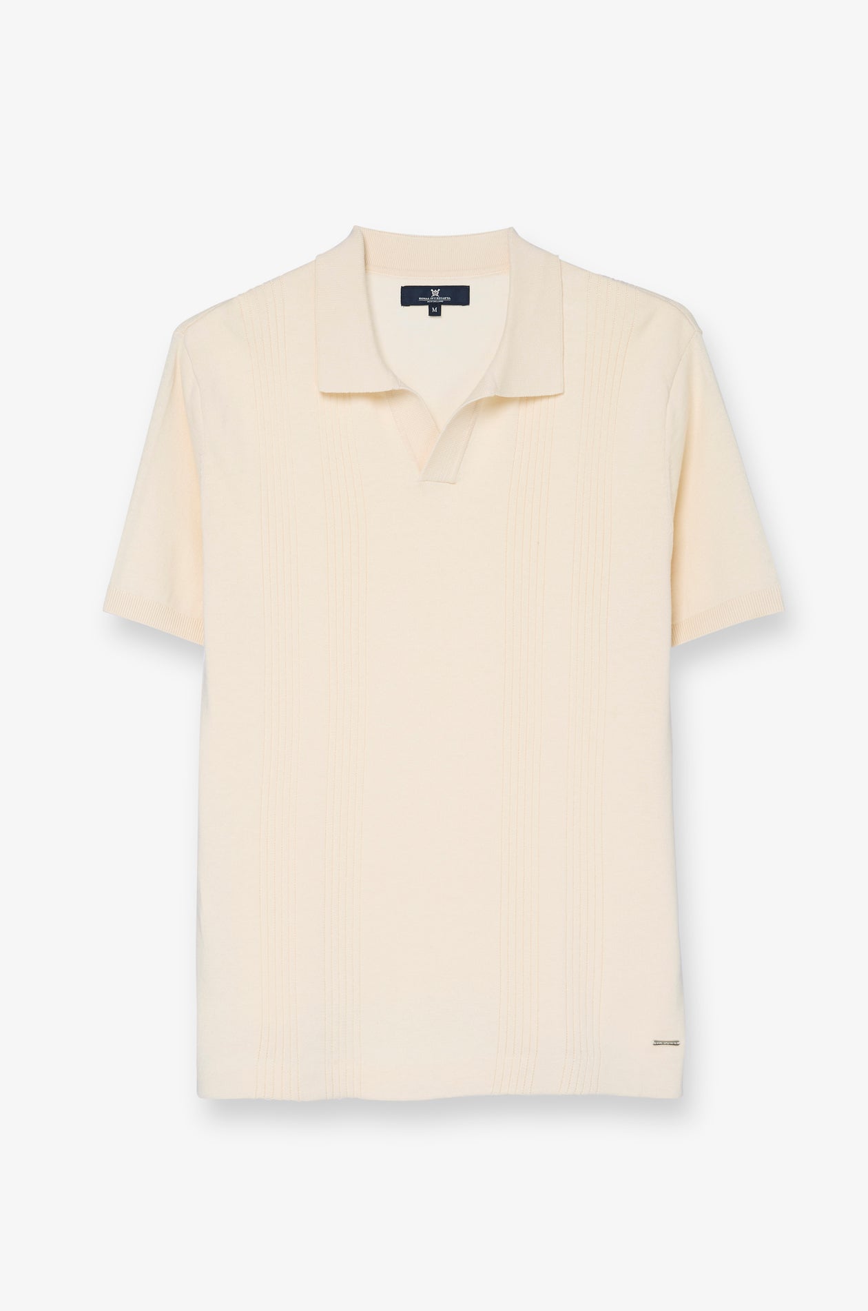 IVORY LINE KNIT POLO