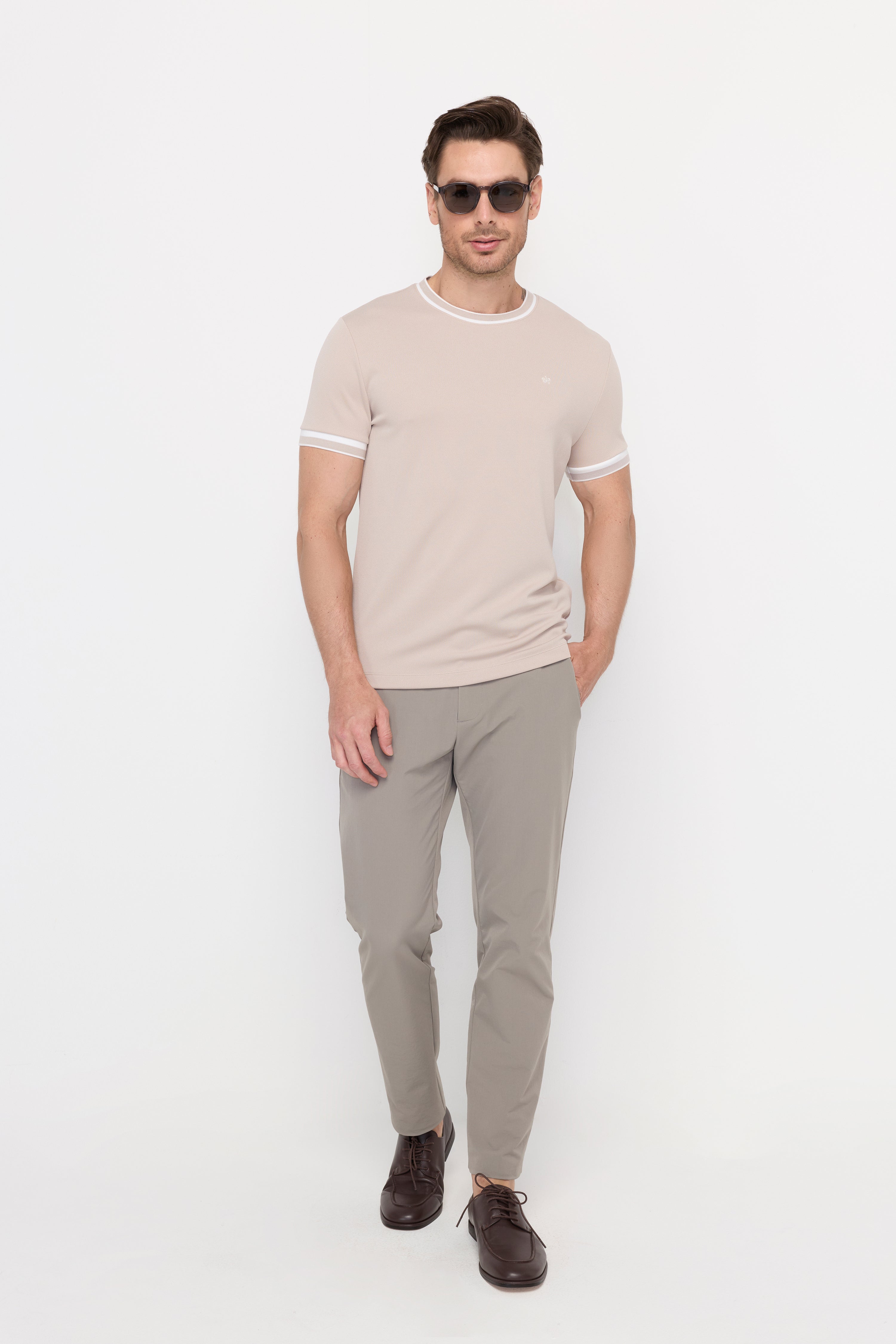 MINIMAL LUXE TEXTURED TEE