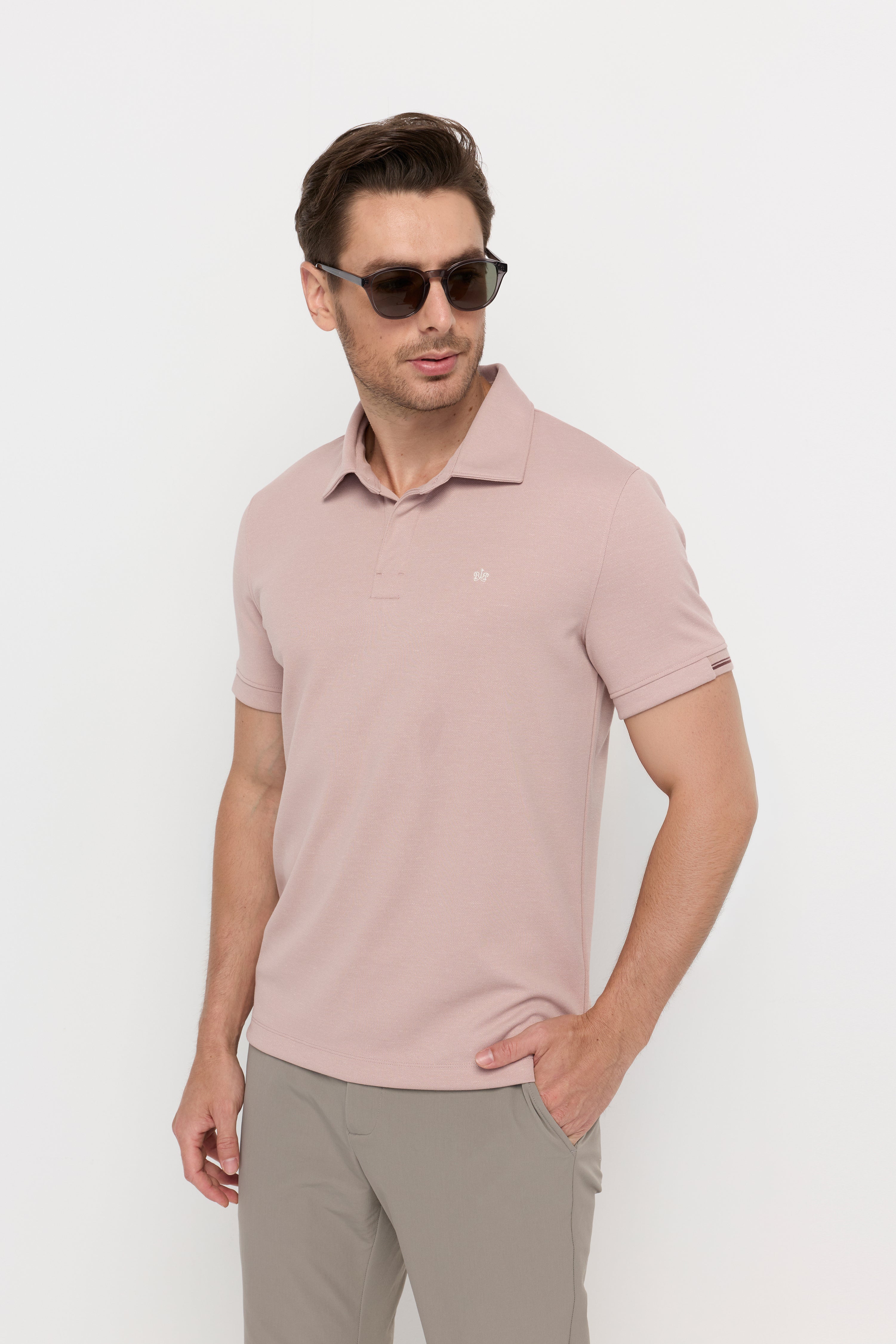 BLUSH SIGNATURE CLASSIC POLO