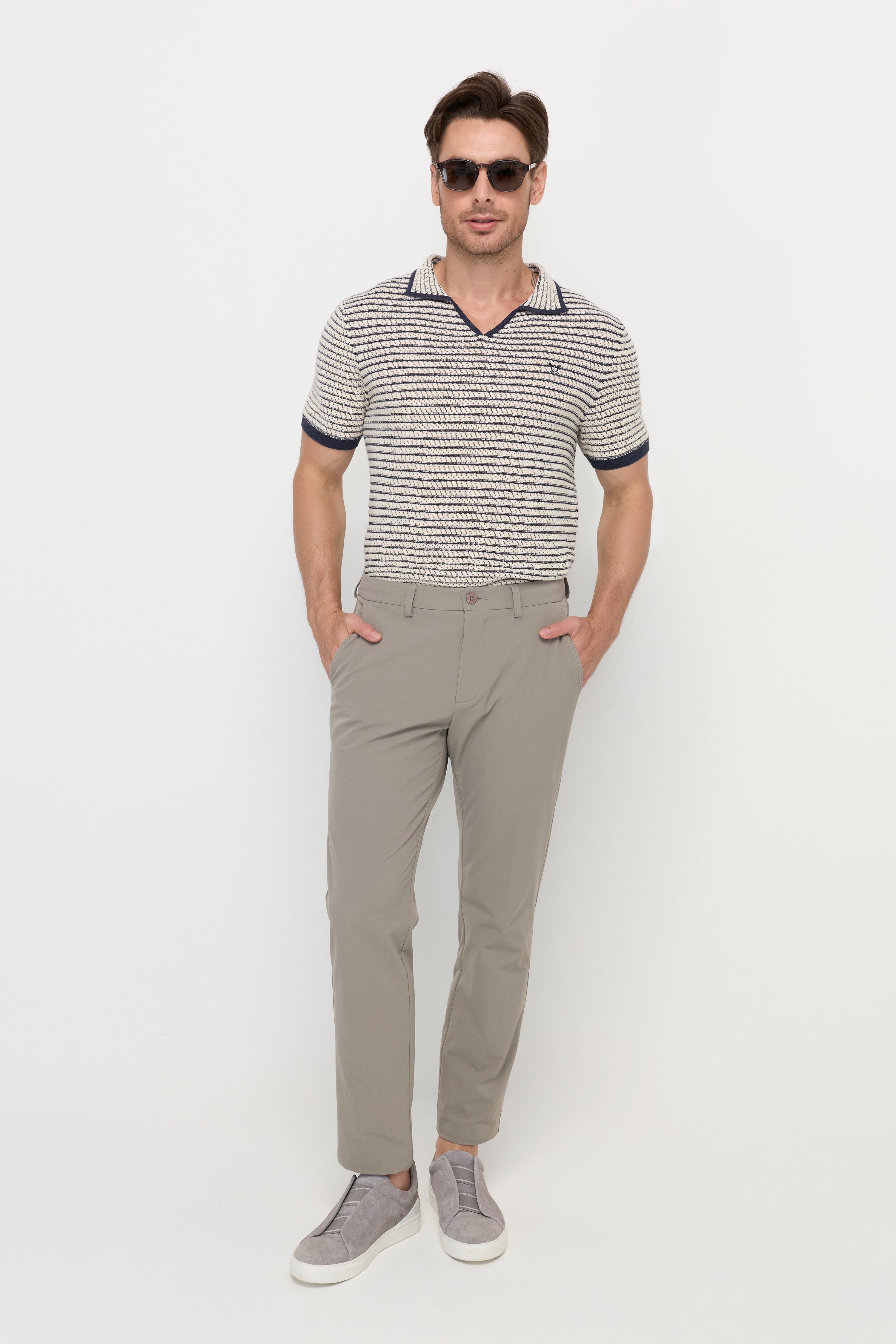 SARTORIAL EASE TAILORED TROUSERS