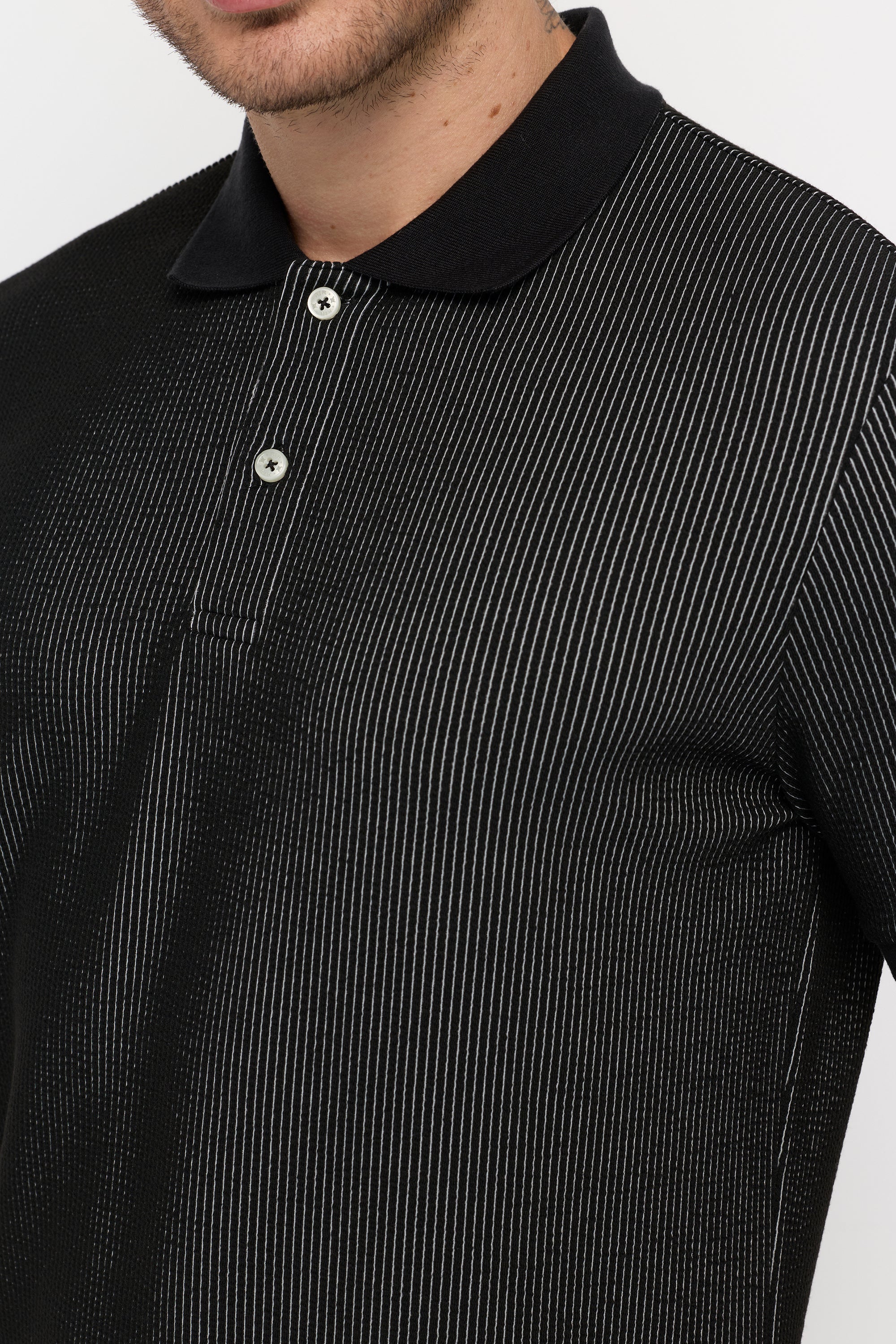 STRIPE TEXTURE POLO