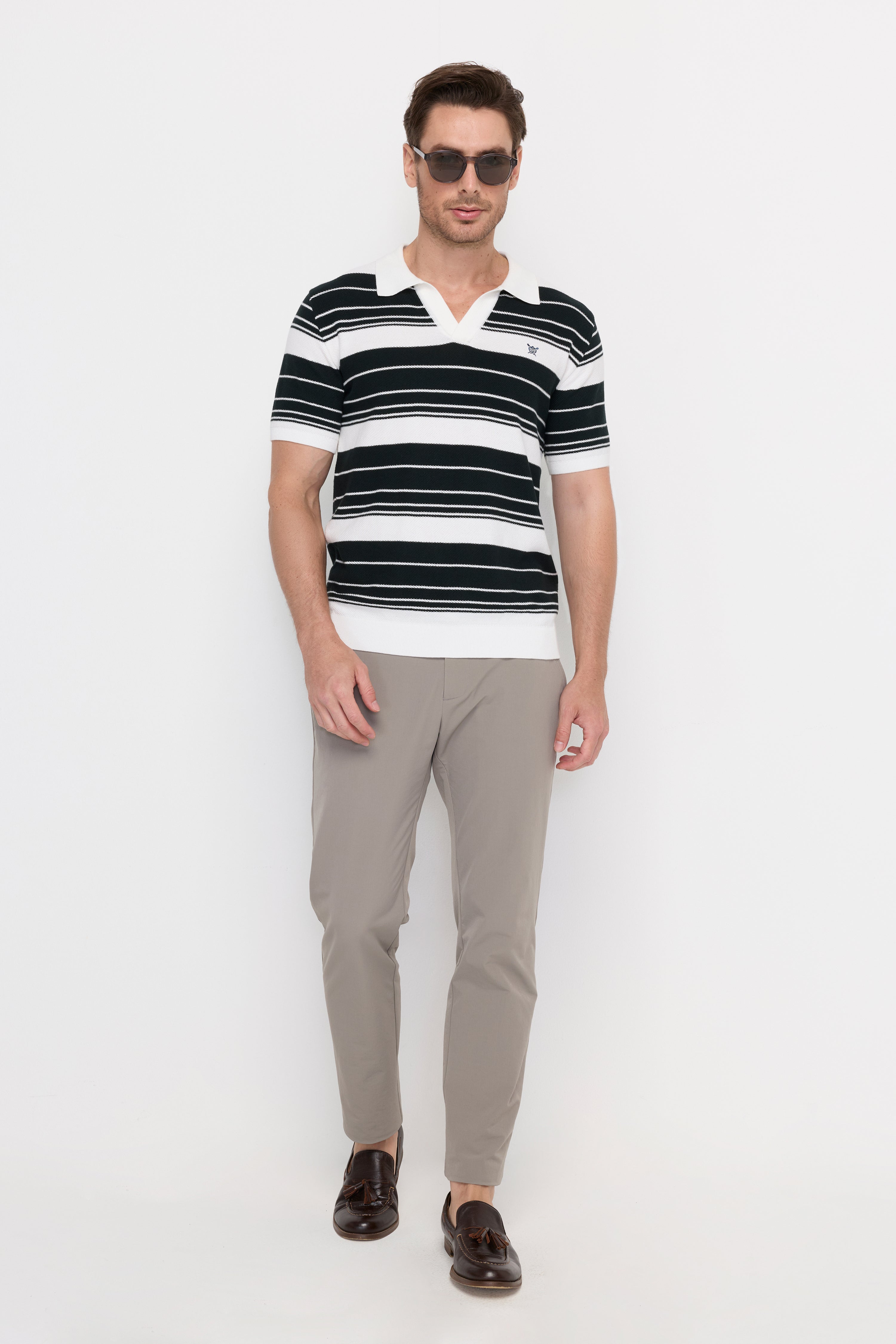 MONOCHROME RIVIERA KNIT POLO