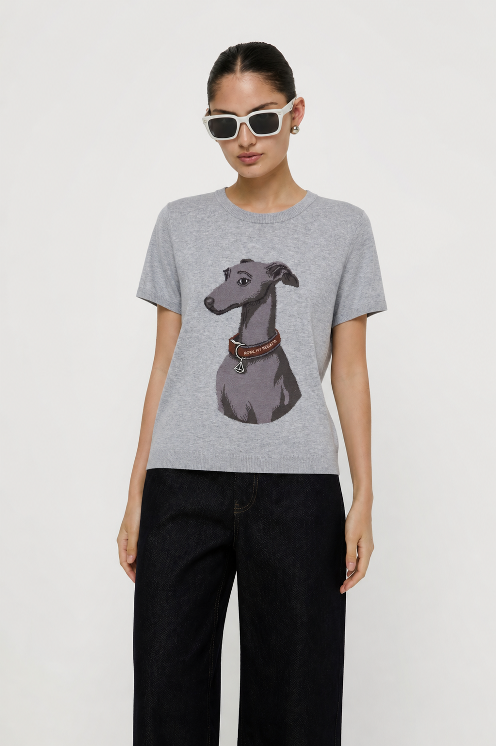 GREYHOUND KNITTED TEE