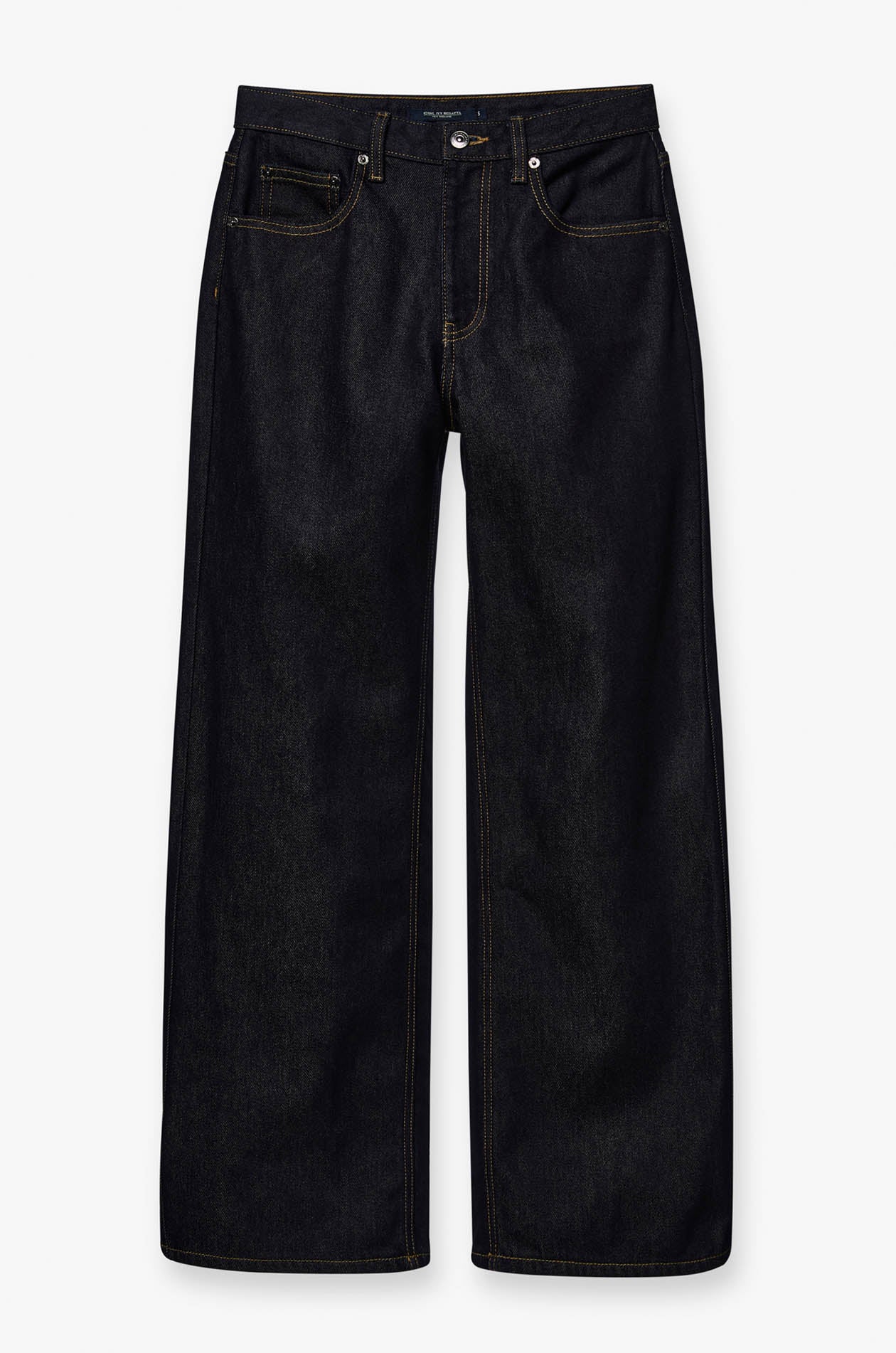 INDIGO HIGH-RISE WIDE LEG JEANS