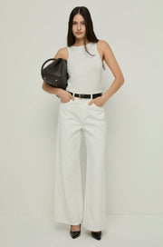 HIGH-RISE WIDE LEG JEANS