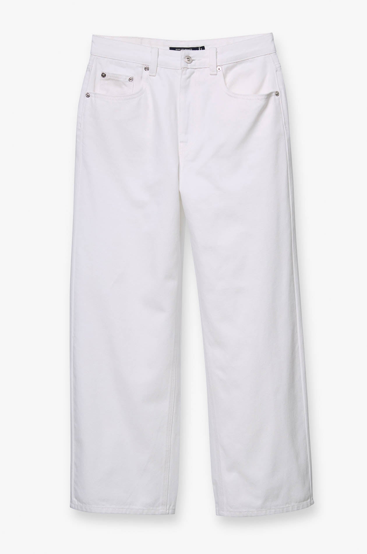 WIDE LEG ANKLE JEANS