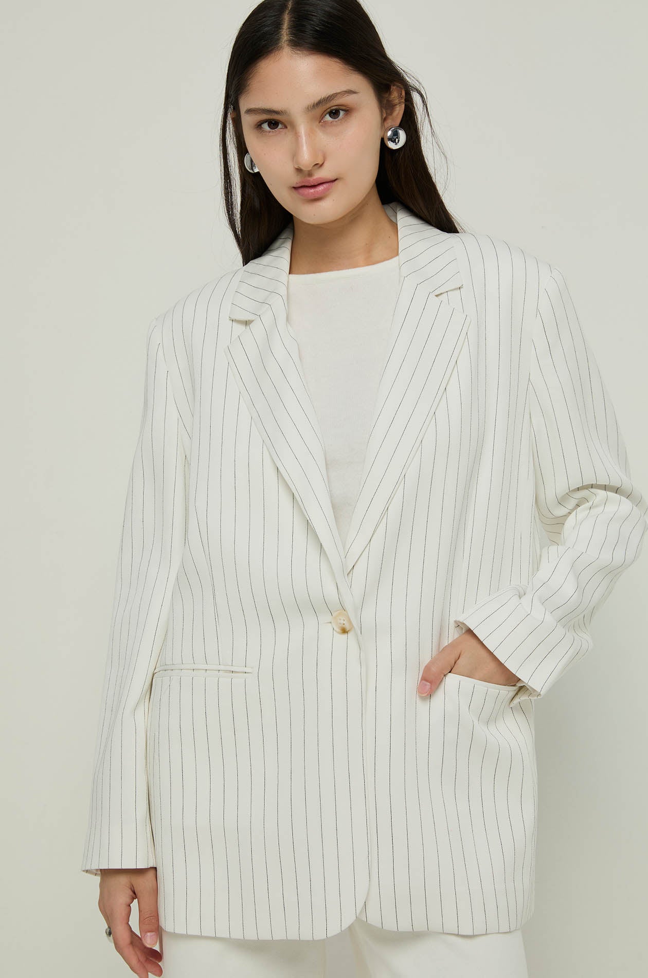 TAILORED STRIPED BLAZER