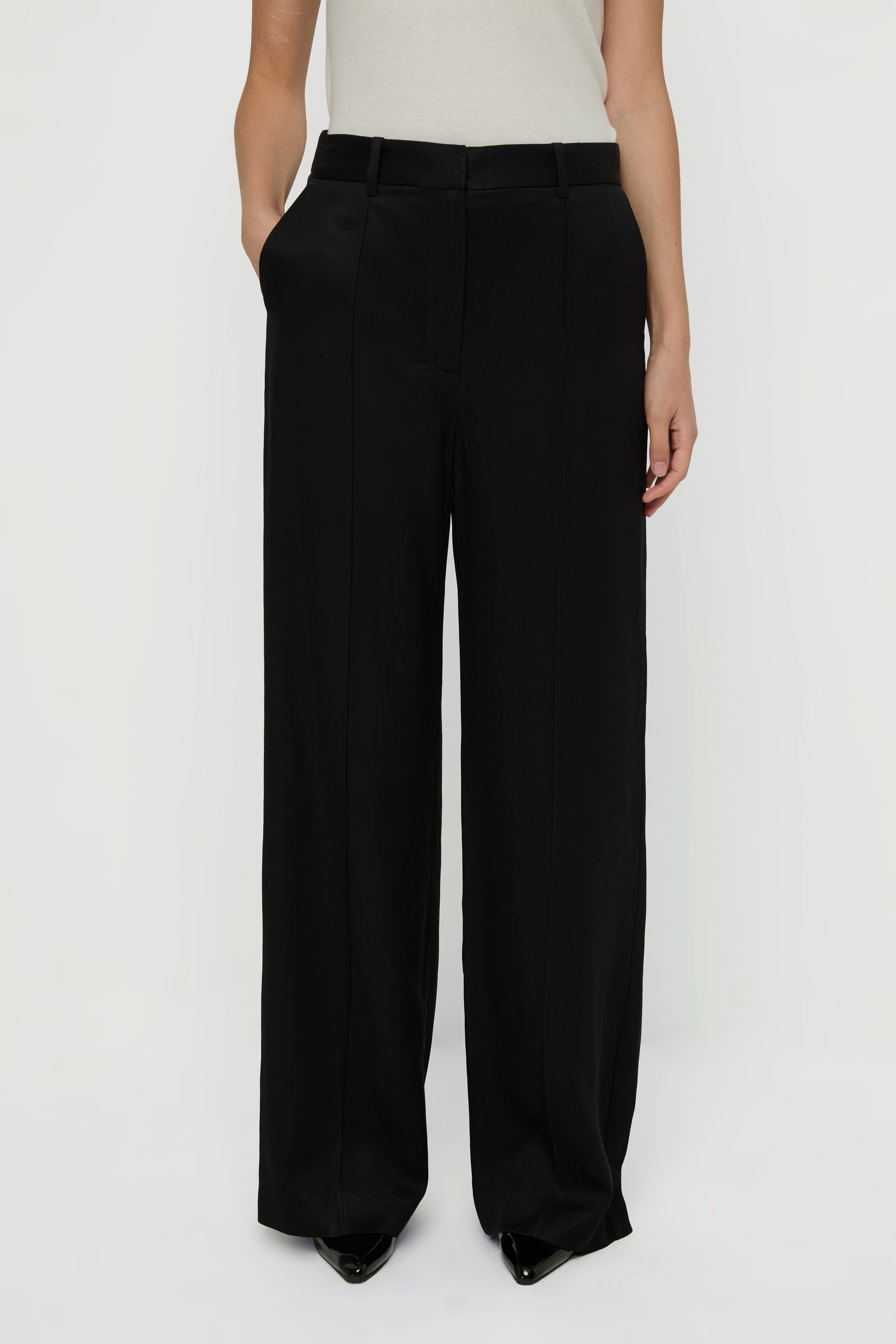 TAILORED WIDE LEG PANTS