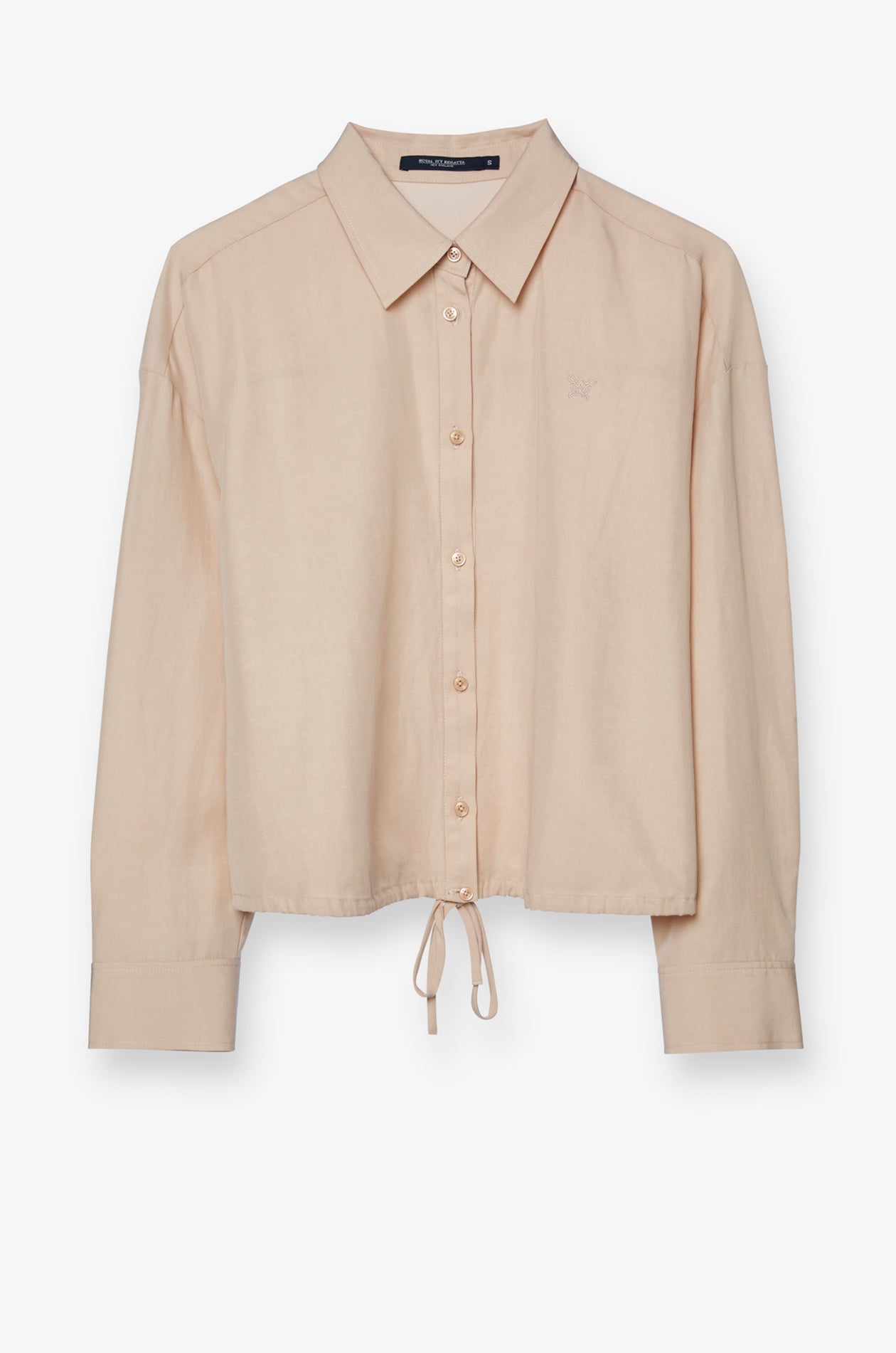 DRAWSTRING HEM SHIRT