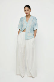 WIDE LEG TAILORED PANTS